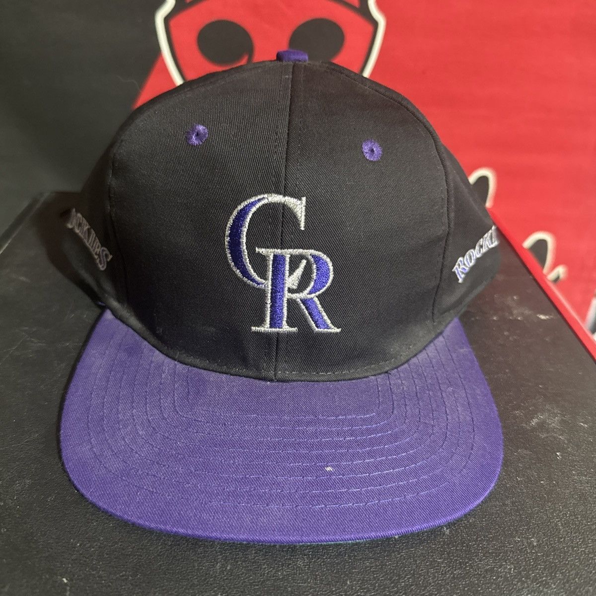 Other VTG Colorado Rockies Snapback Hat Black MLB Twins Enterprise Size ONE SIZE - 1 Thumbnail
