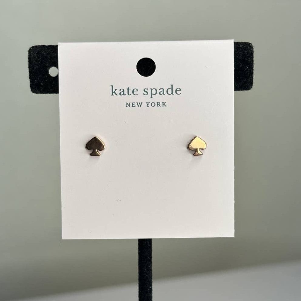 Kate Spade Kate Spade Signature Mini Spade Rose Gold Studs Earrings Size ONE SIZE - 3 Thumbnail