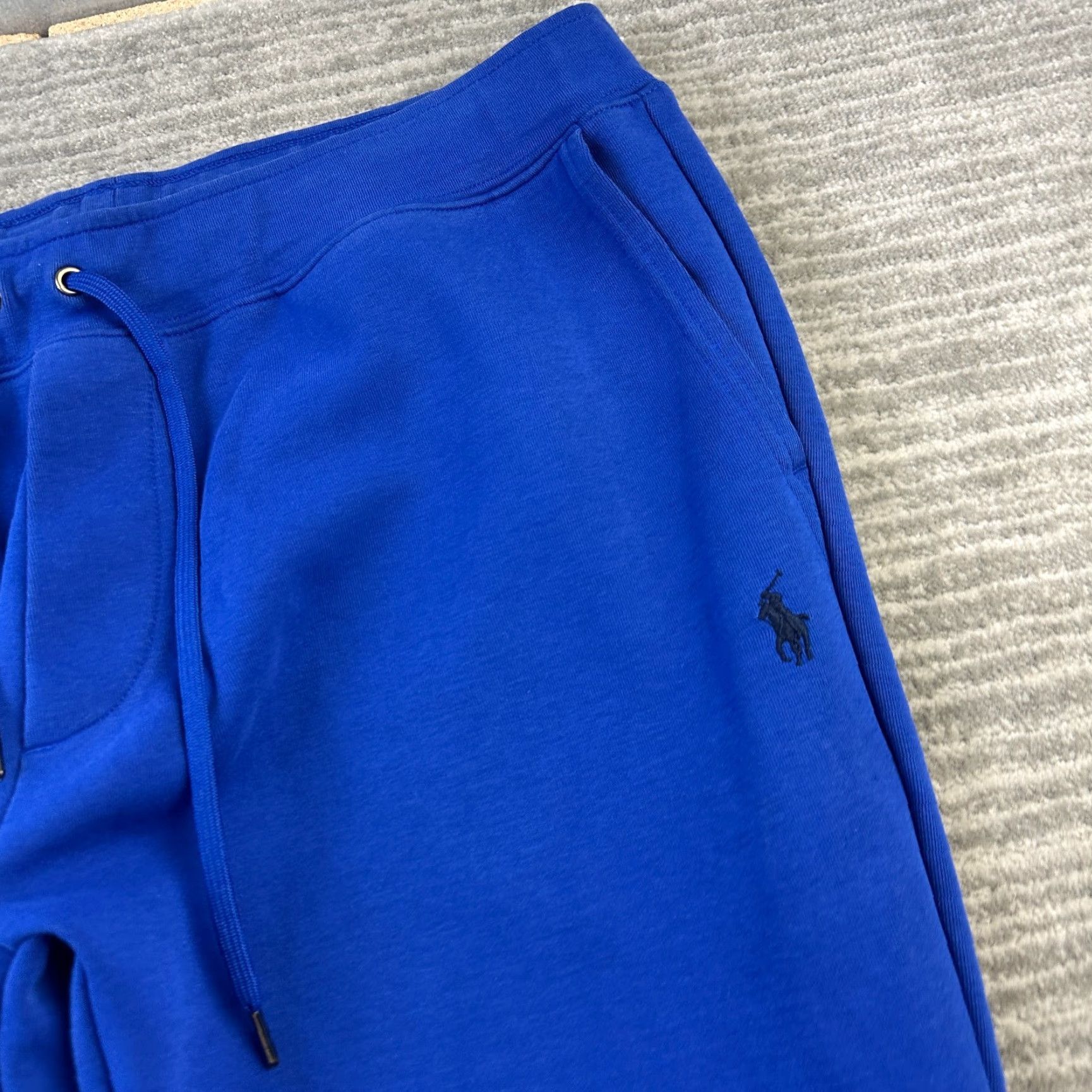 Polo Ralph Lauren Polo Ralph Lauren Pants Mens XL Blue Joggers Double Knit Tech Fleece Size US XL / EU 56 / 4 - 4 Thumbnail