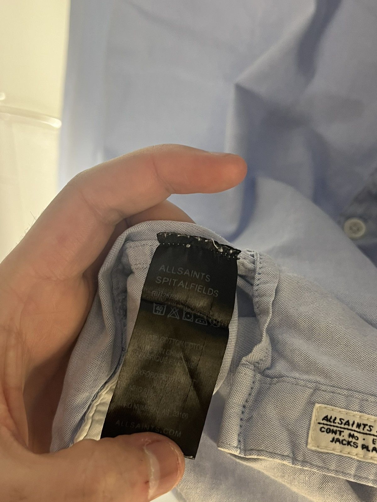 Allsaints × Vintage VERY RARE ALLSAINTS DESIGNER LONG SLEEVE SHIRT JAPAN STYLE Size US XL / EU 56 / 4 - 6 Thumbnail