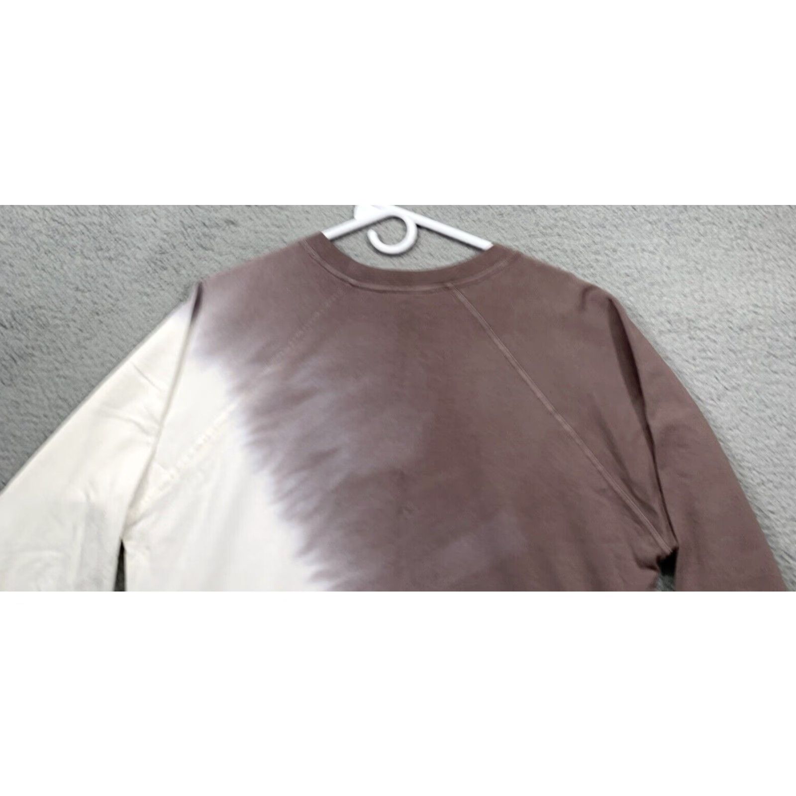 Vintage Joy Lab Women’s Mocha & Cream Cropped Sweatshirt M Adult Casual Activewear Long Sleeve Raglan Crew Neck Logo 90s Modern Trendless NWT Size M / US 6-8 / IT 42-44 - 5 Thumbnail