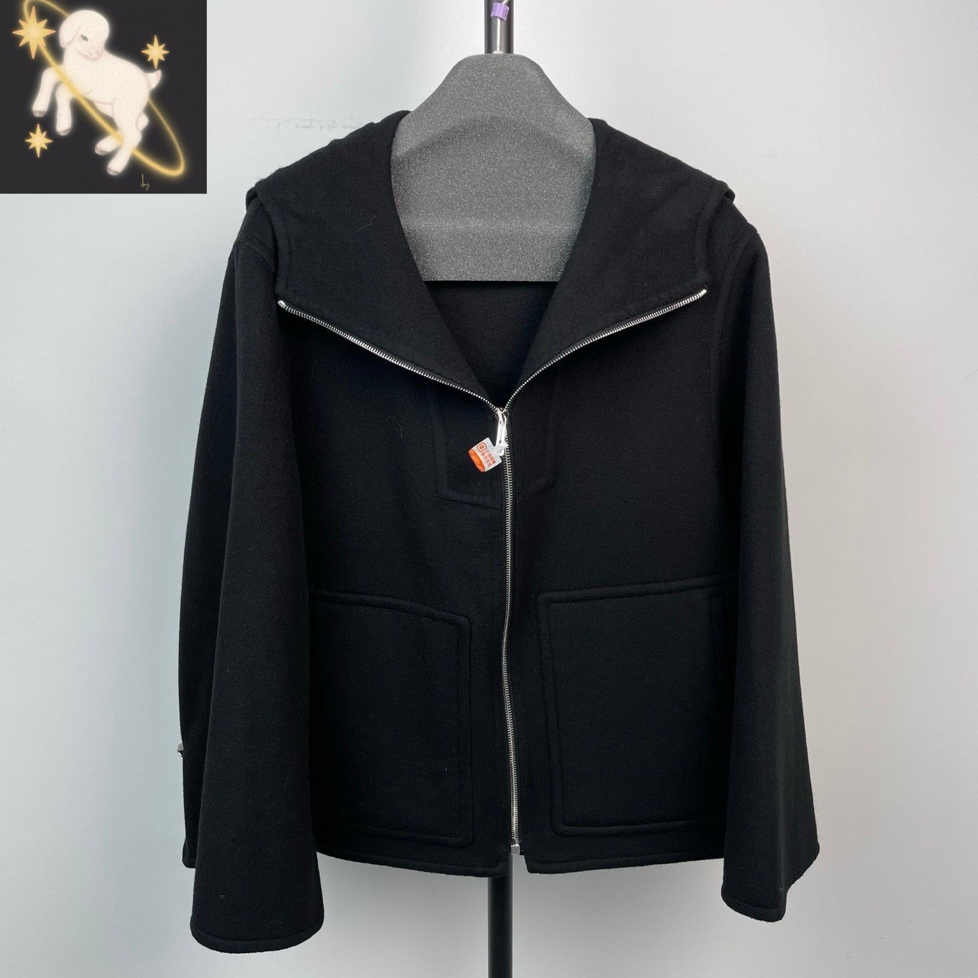 Hermes Hermes Black Jacket S Women Size S / US 4 / IT 40 - 1 Thumbnail