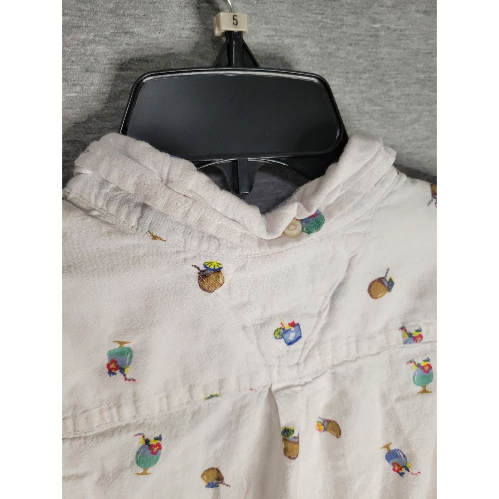 Tommy Hilfiger Men's Tommy Hilfiger Button Up Short Sleeve Shirt XS Size US XS / EU 42 / 0 - 7 Thumbnail