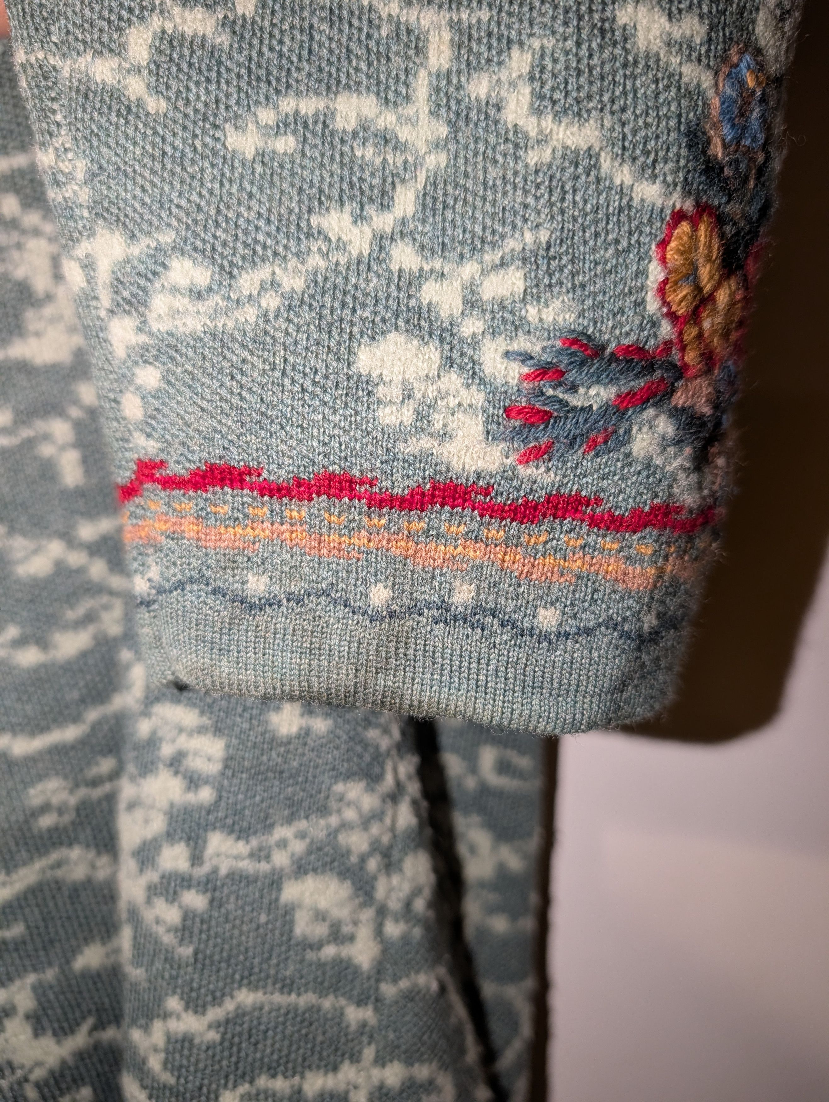 Pendleton Vintage Pendleton Wool Zip Up Cardigan Sweater Floral Size L / US 10 / IT 46 - 13 Thumbnail