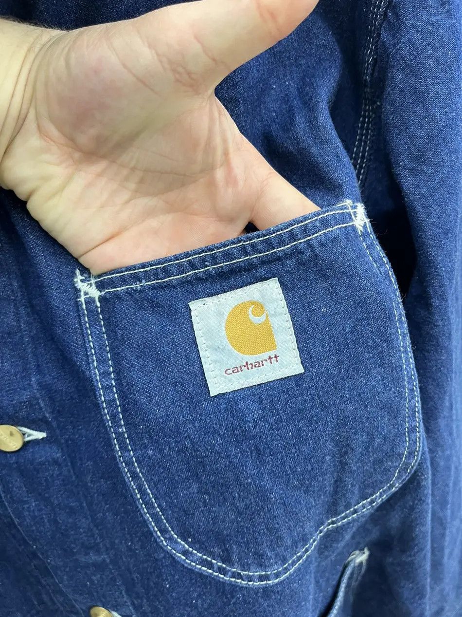 Carhartt Vintage Carhartt Ice Cube Denim Chore Coat Jacket Size US XL / EU 56 / 4 - 2 Thumbnail
