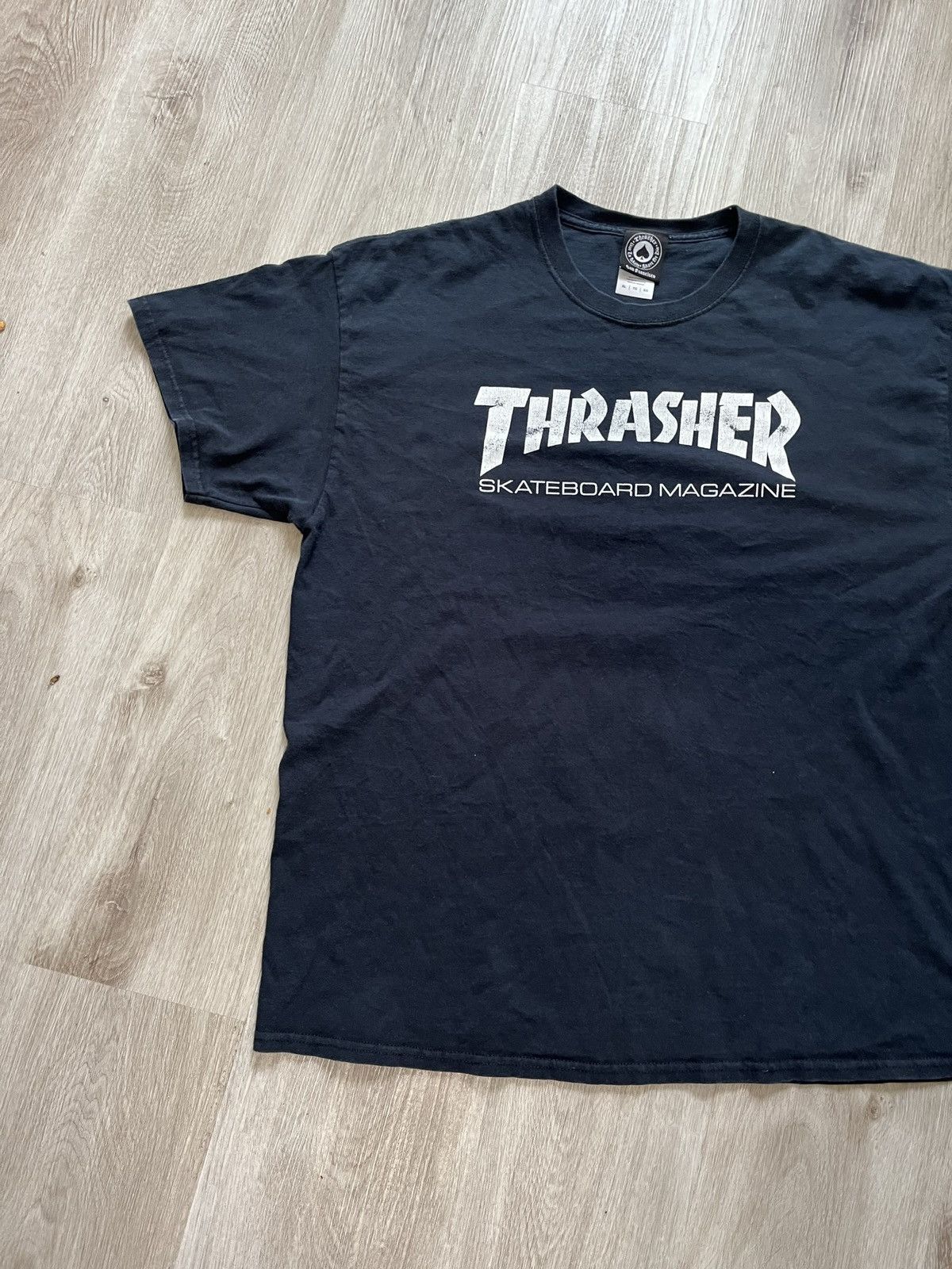 Thrasher Thrasher Logo Black T-Shirt Size US XL / EU 56 / 4 - 2 Thumbnail