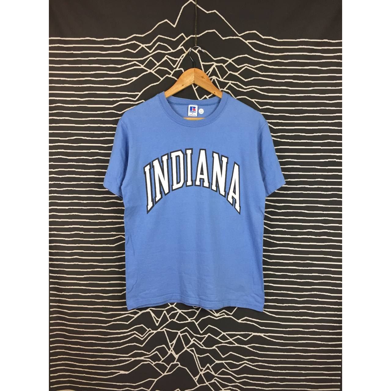 Russell Athletic × Vintage Vtg Russell Athletic Indiana Spell Out Logo Made In Usa Tee Size US M / EU 48-50 / 2 - 2 Thumbnail