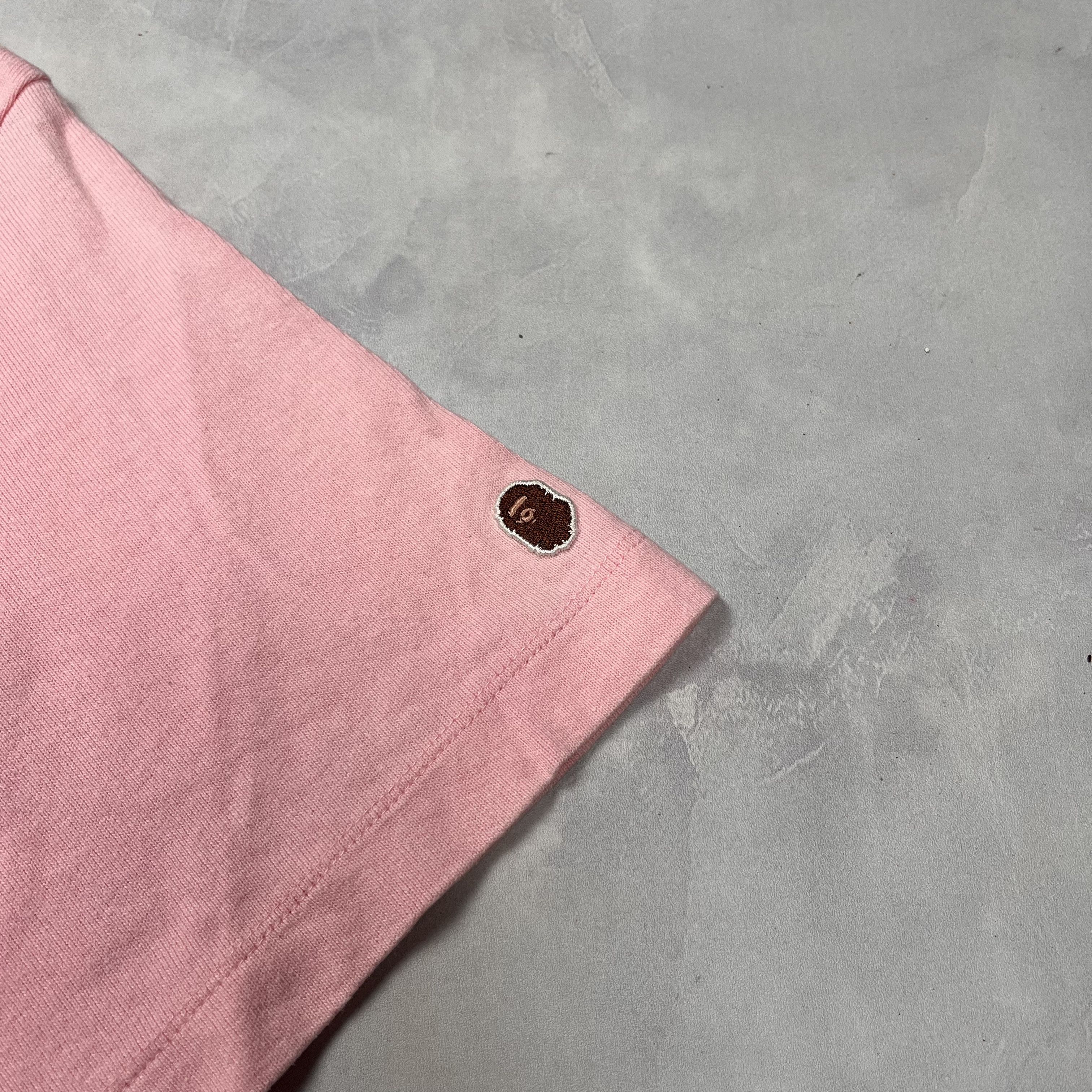 Bape Bape Big Logo T-Shirt Pink Size US M / EU 48-50 / 2 - 4 Thumbnail