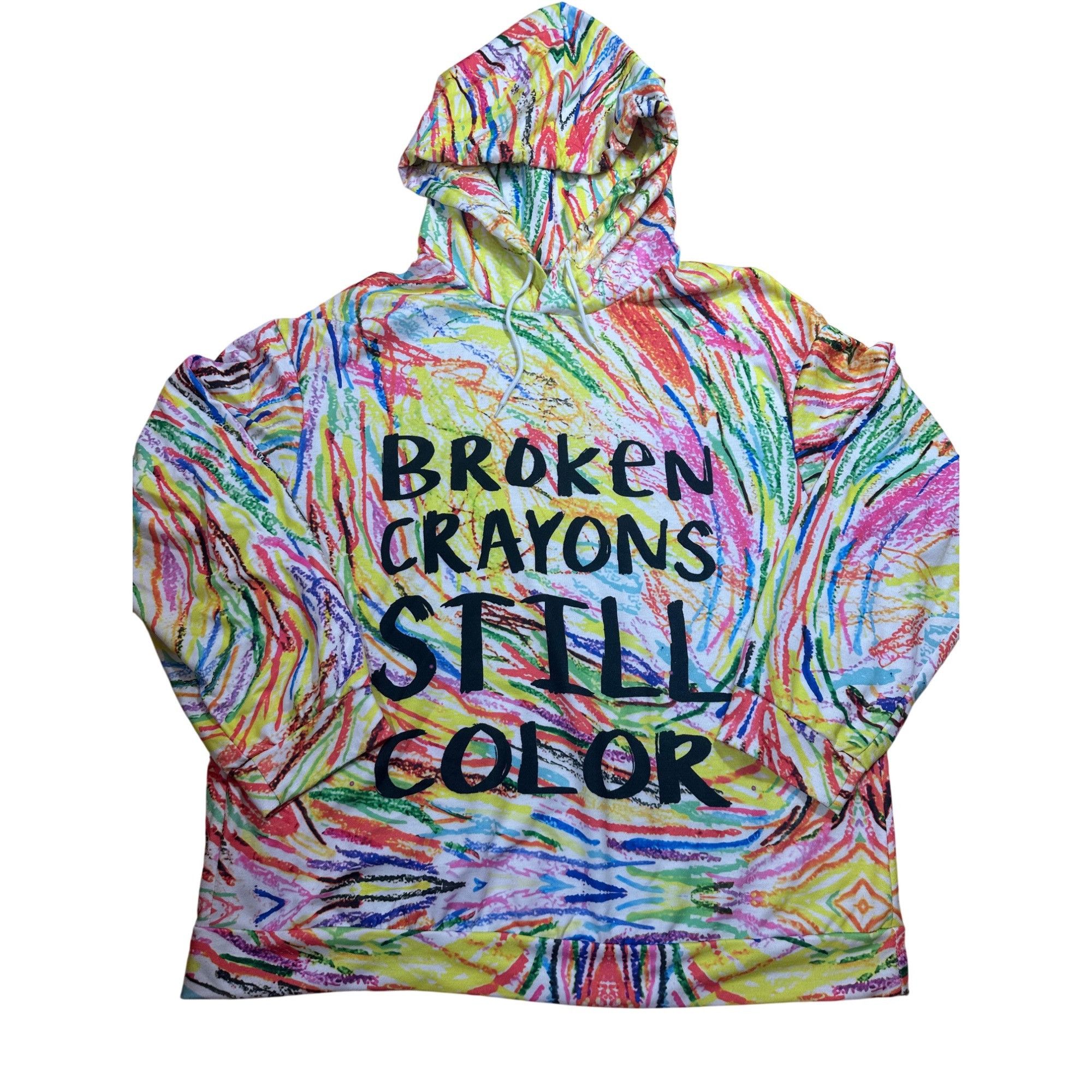 Other Unisex Broken Crayons Still Color Print Long Sleeve Hoodie S Size US M / EU 48-50 / 2 - 1 Thumbnail