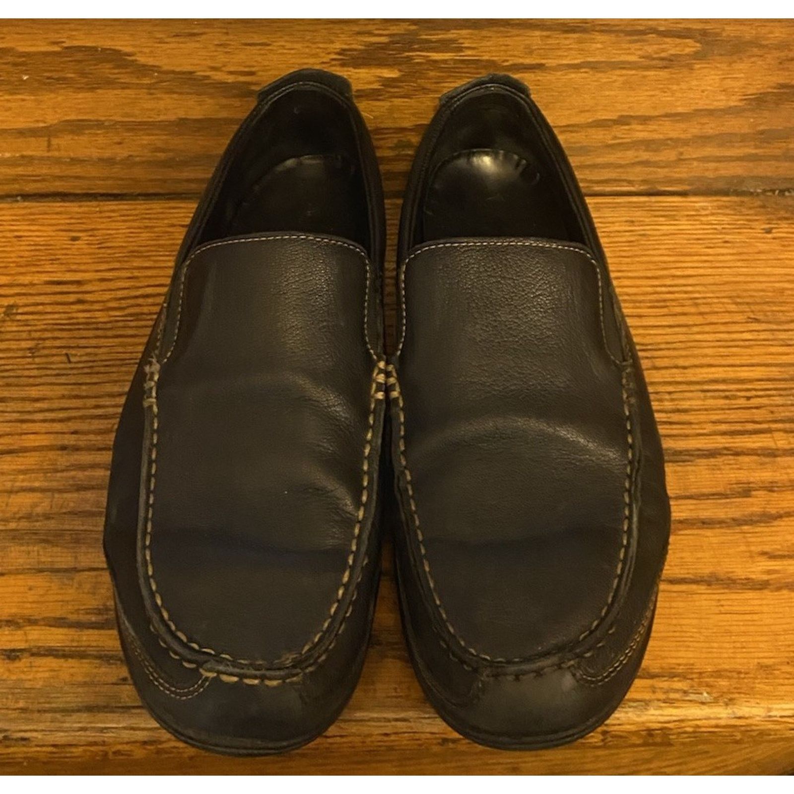 Cole Haan Cole Haan Black Slip on Soft Leather Loafers Mens 9.5 M Size US 9.5 / EU 42-43 - 1 Thumbnail