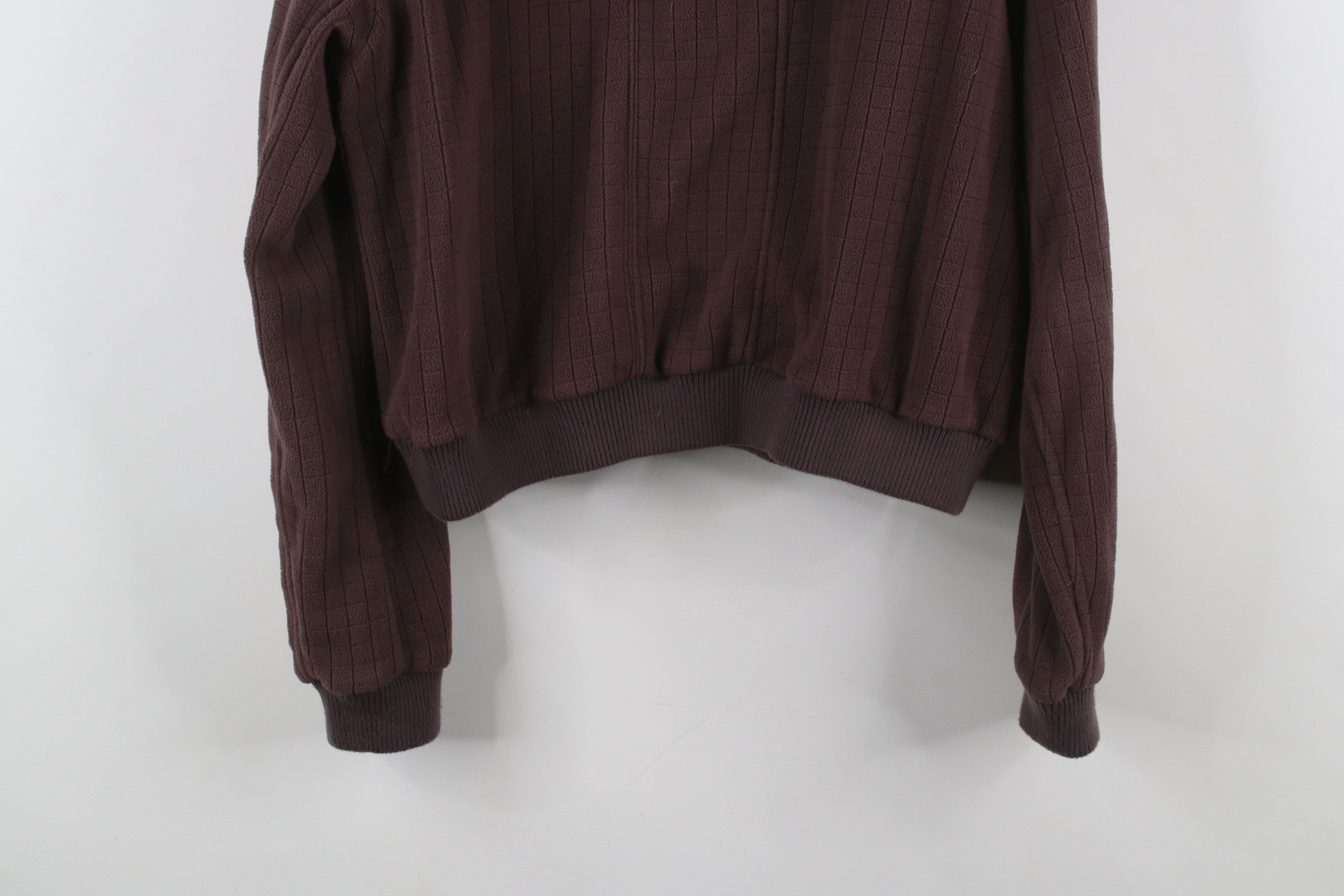 Vintage Beardedgoat Spell Out Sierra Fleece Hoodie Sweatshirt Brown Size M / US 6-8 / IT 42-44 - 12 Thumbnail