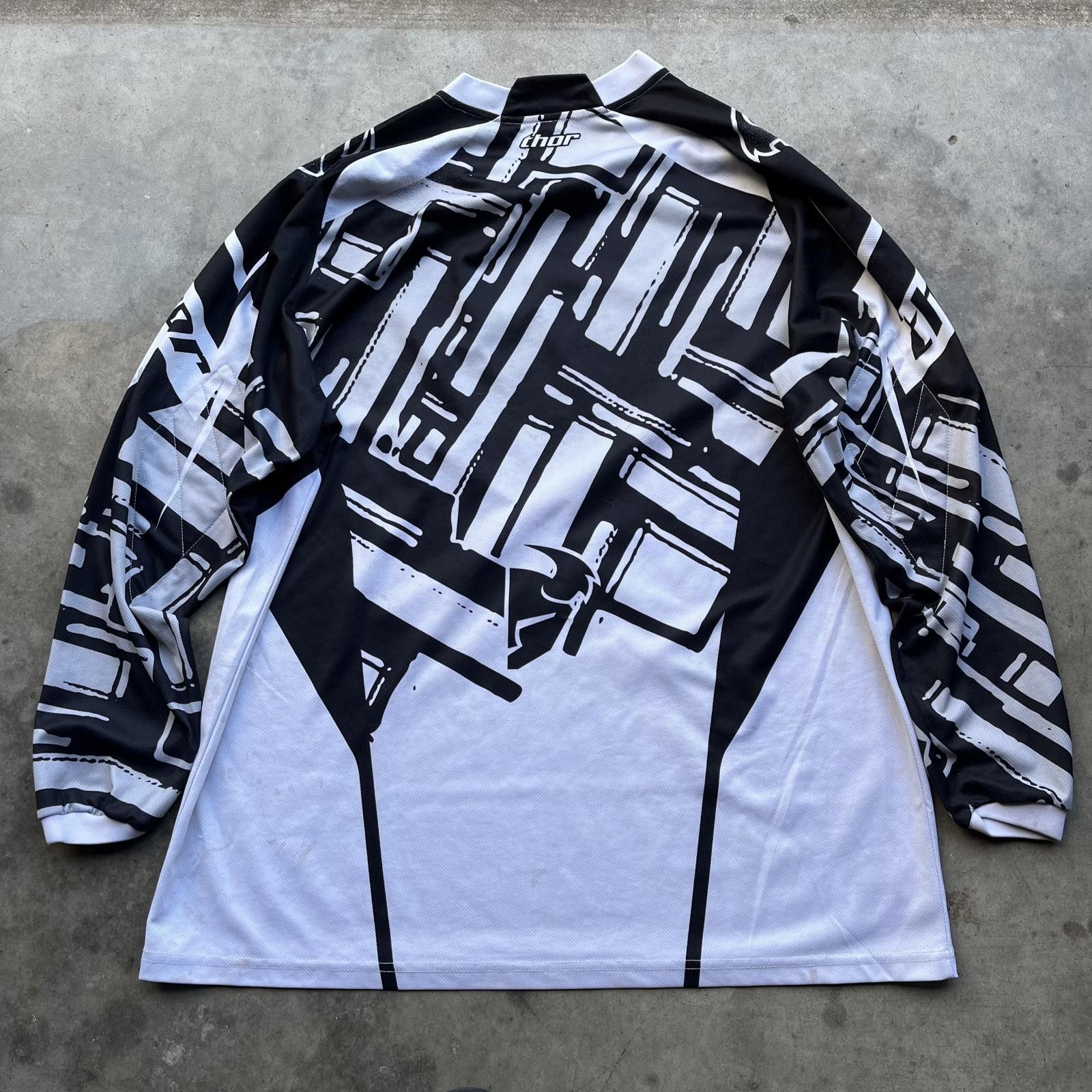 Vintage Vintage Y2K Thor Motocross Dirt Bikes Grunge Sports Jersey Size US XL / EU 56 / 4 - 2 Thumbnail