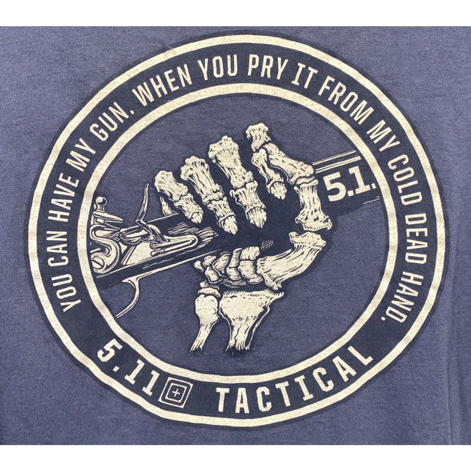 Vintage 5.11 Tactical Men’s T-Shirt Gray Guns 2nd Amendment Short Sleeve Size L Size US L / EU 52-54 / 3 - 4 Thumbnail
