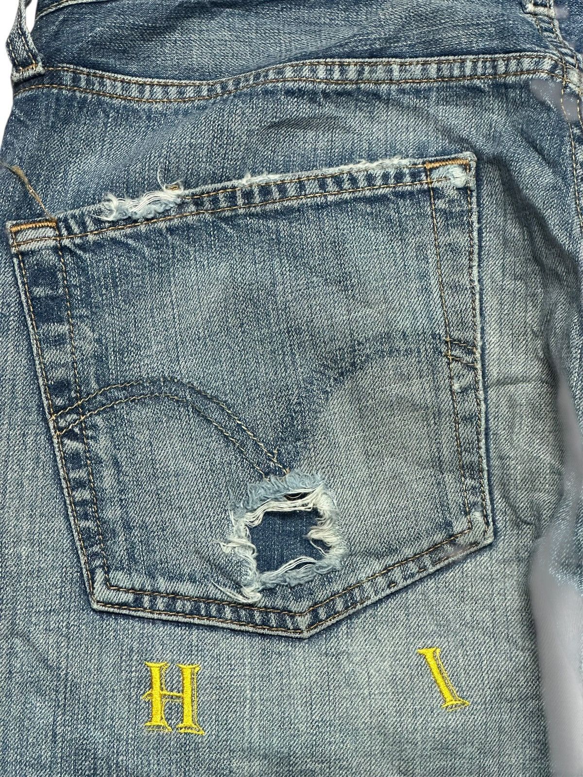 Levi's Levis 501 Vintage Distressed Straight Jean Faded Wash Size US 32 / EU 48 - 7 Thumbnail
