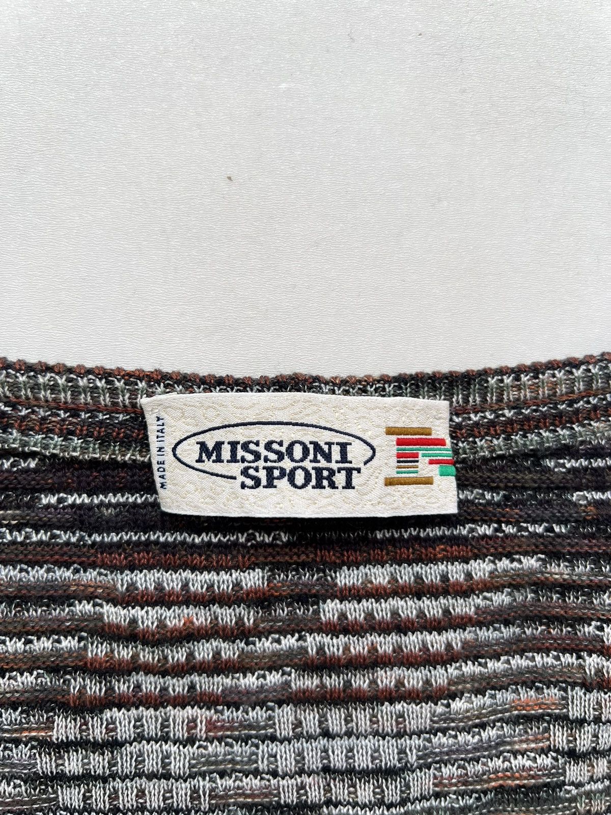 Missoni × Vintage Missoni Sport Vintage Textured Knitted Multicolour Cardigan Size US XL / EU 56 / 4 - 10 Thumbnail