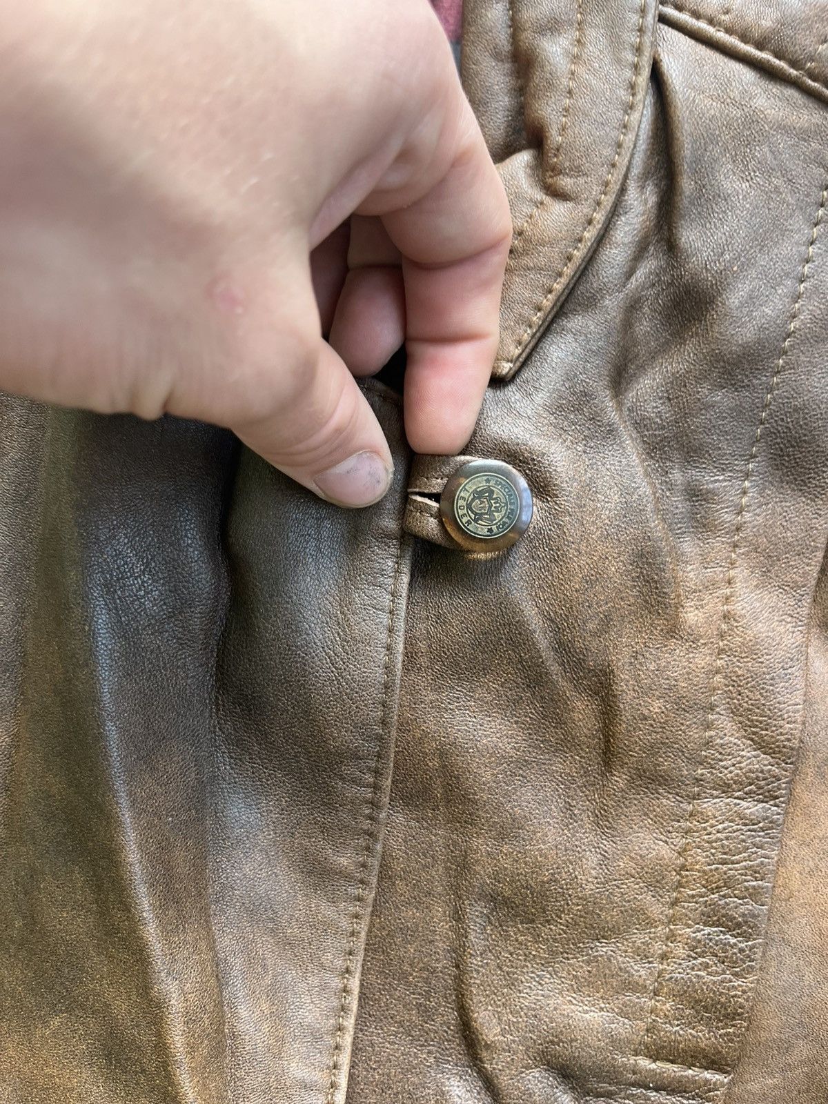Other Vintage Leather Jacket Guidi Style Y2K Avant Garde Size M / US 6-8 / IT 42-44 - 5 Thumbnail