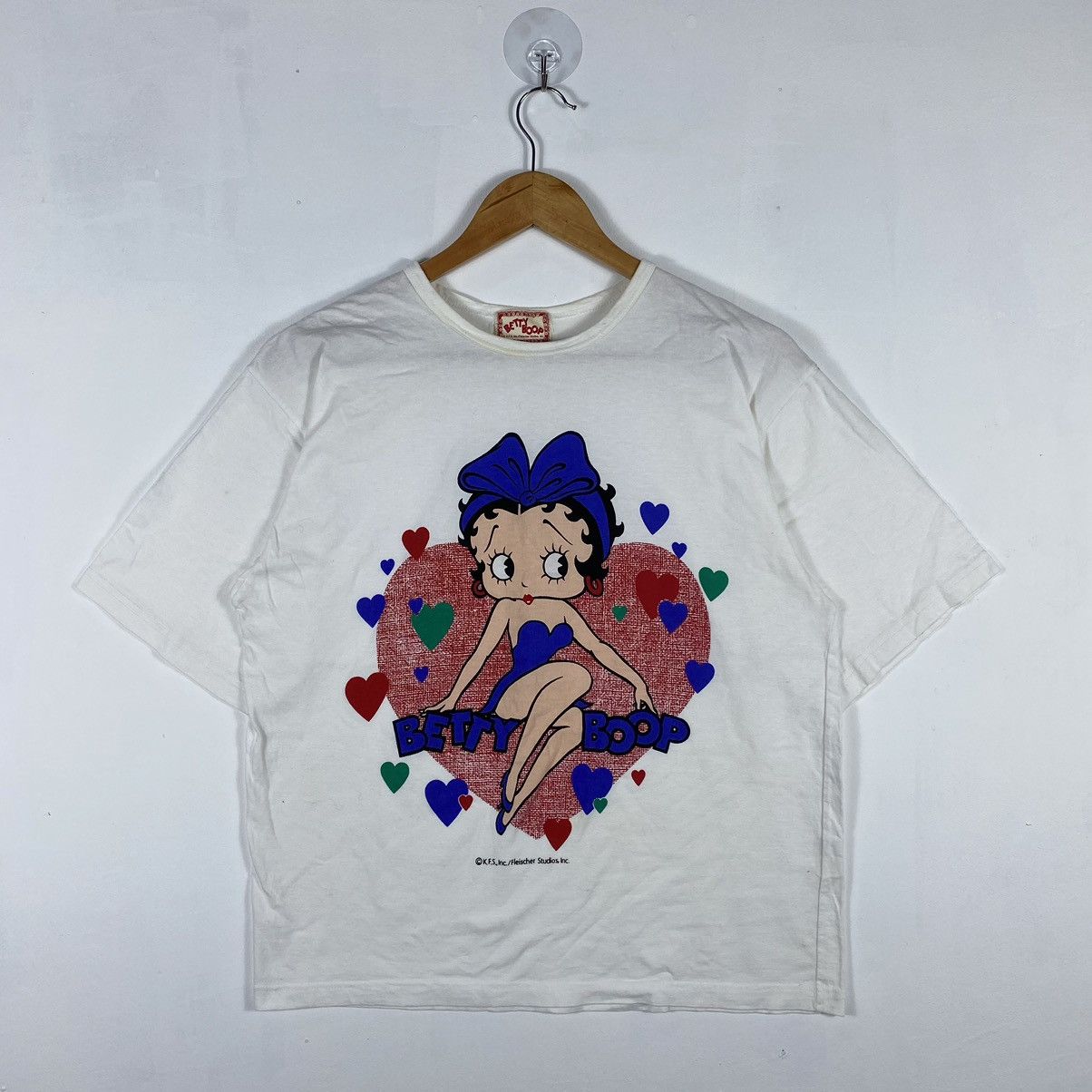 Cartoon Network × Vintage Vintage 90's BETTY BOOP Colourful Love Graphic Tee Shirt Size US M / EU 48-50 / 2 - 2 Thumbnail