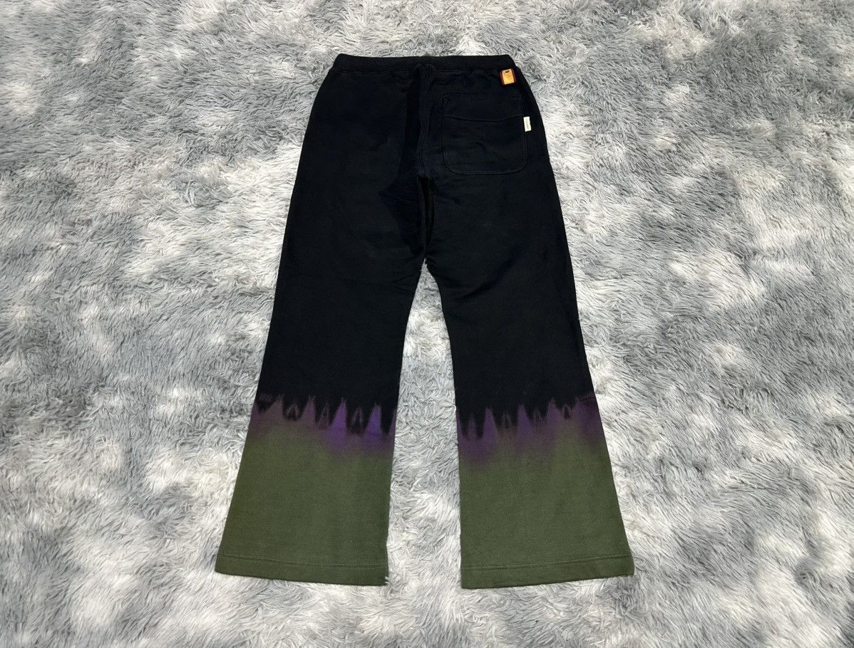 GOA 🔥Y2K Archived Masterkey Flame Dyed Flared Sweatpants Size US 30 / EU 46 - 9 Thumbnail