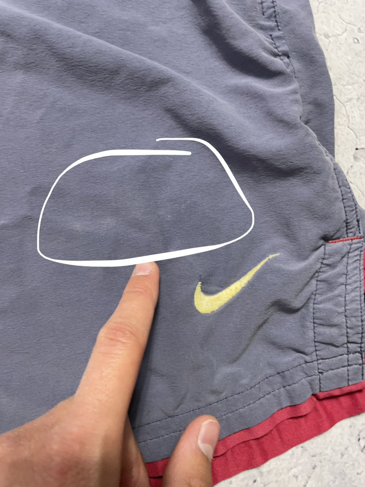Nike × Vintage Nike Team F.C Barcelona Vintage 90s Nylon Shorts Soccer Jers Size US 34 / EU 50 - 10 Thumbnail