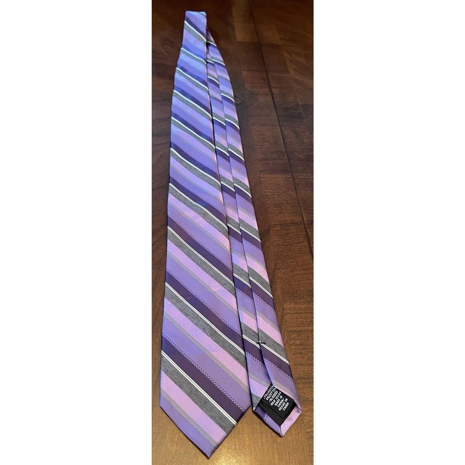 J Ferrar J. Ferrar Purple Gray 94% Polyester 6% Cotton Made In China Size ONE SIZE - 3 Thumbnail
