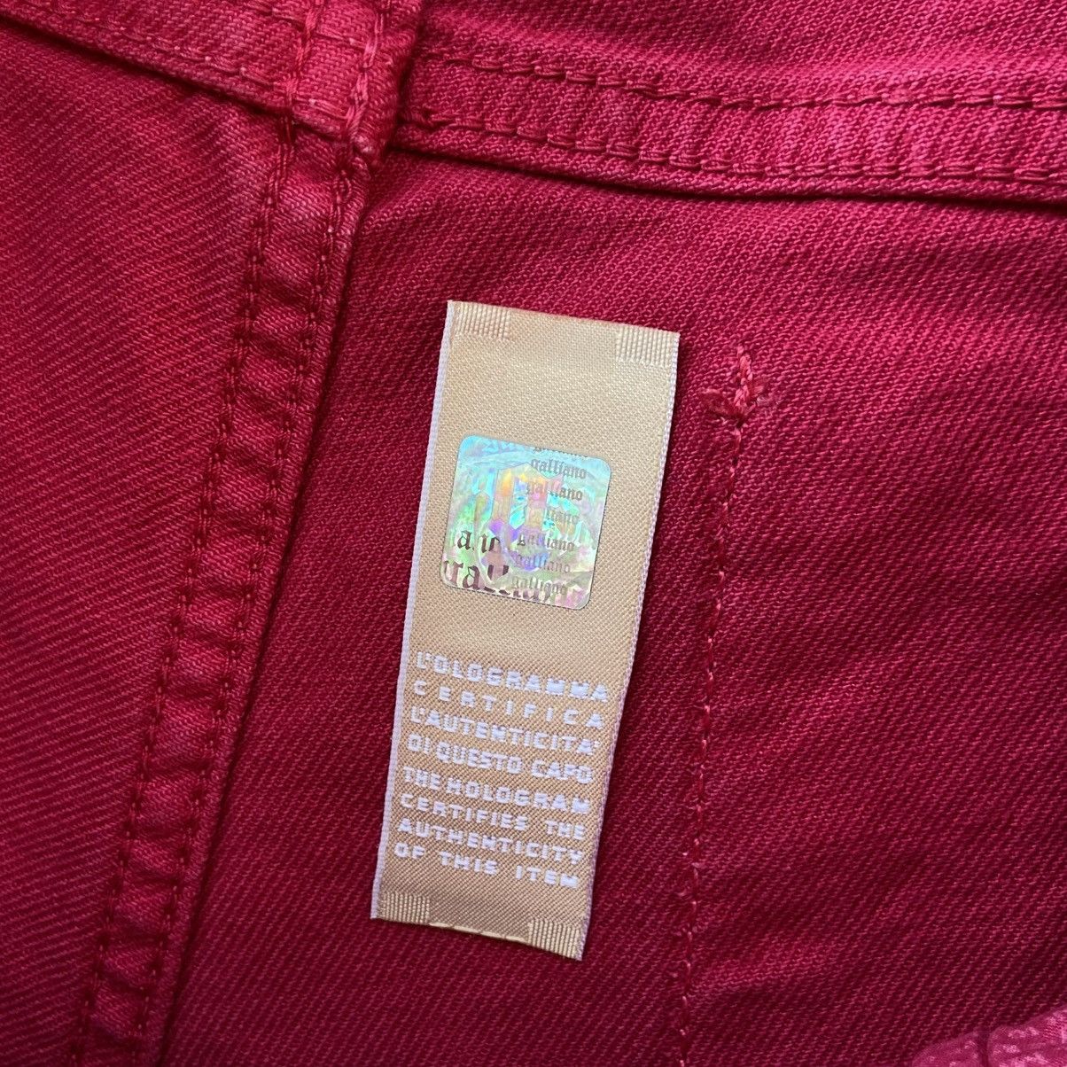 📌 NEW John Galliano Y2K Crazy Damen Bermuda Mini Shorts