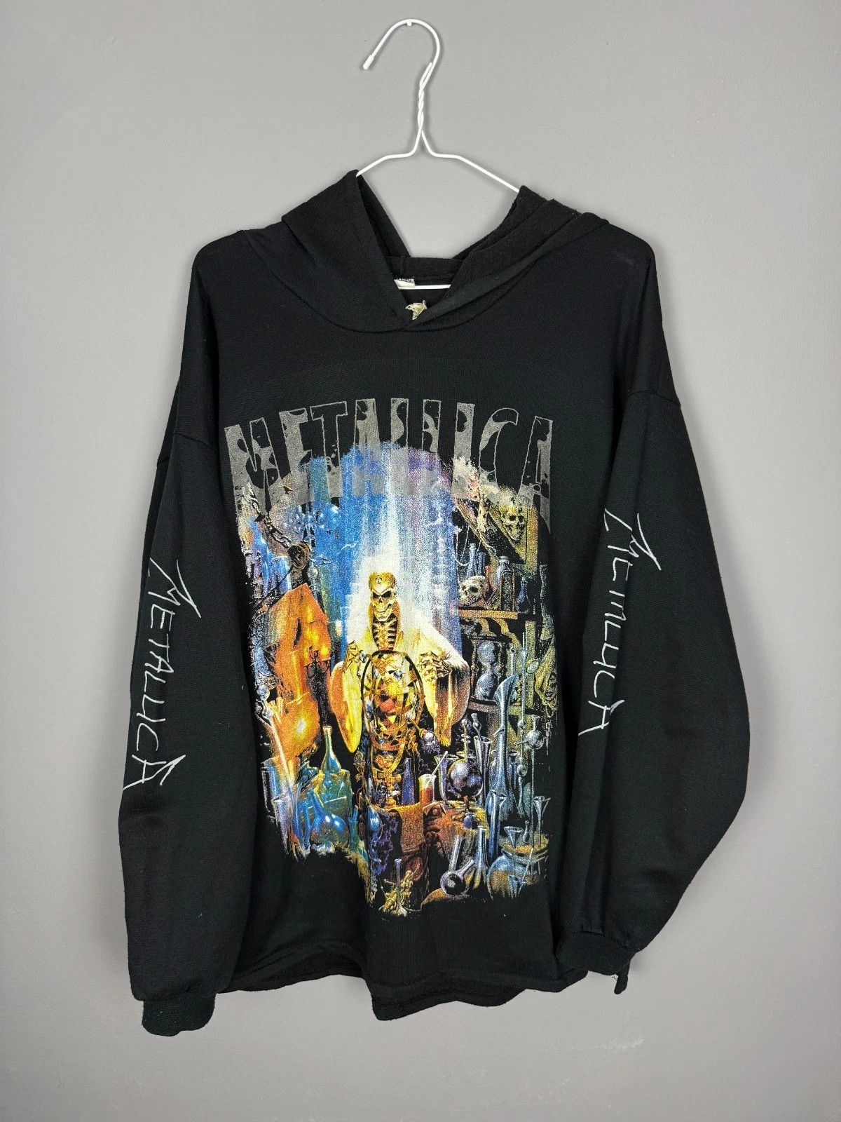 Band Tees Metallica Graphic Hoodie Black Band Style Pullover Size US XL / EU 56 / 4 - 2 Thumbnail