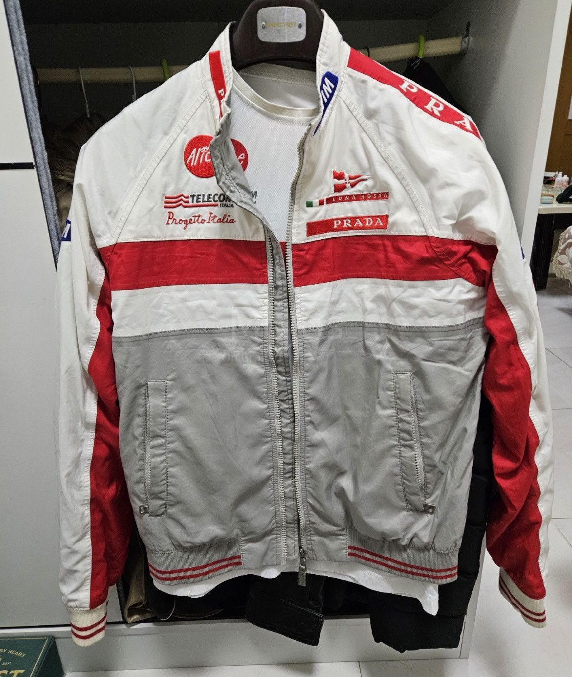 Prada Sz 48 Prada 03SS Multi Logo Sport Jacket-2508 Size US M / EU 48-50 / 2 - 1 Thumbnail