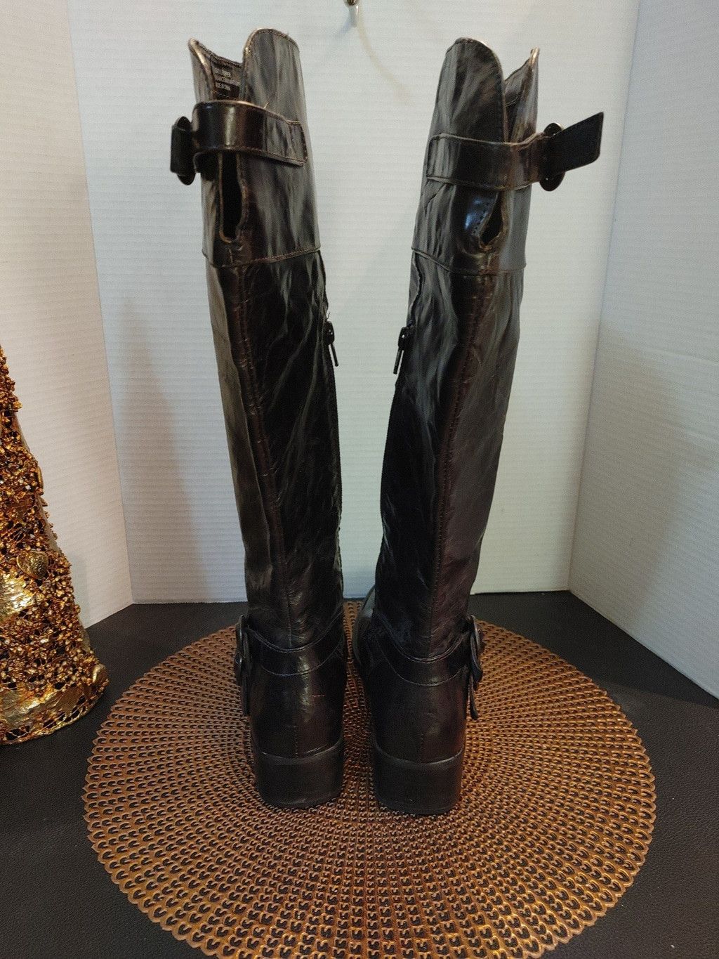 Born Born Crown Lira Leather Riding Boots Size 8.5 Size US 8.5 / IT 38.5 - 6 Thumbnail