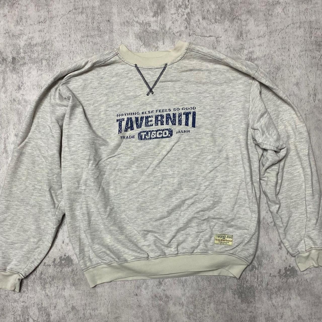 Other Grey vintage Taverniti sweatshirt with a relaxed Size US XL / EU 56 / 4 - 1 Thumbnail