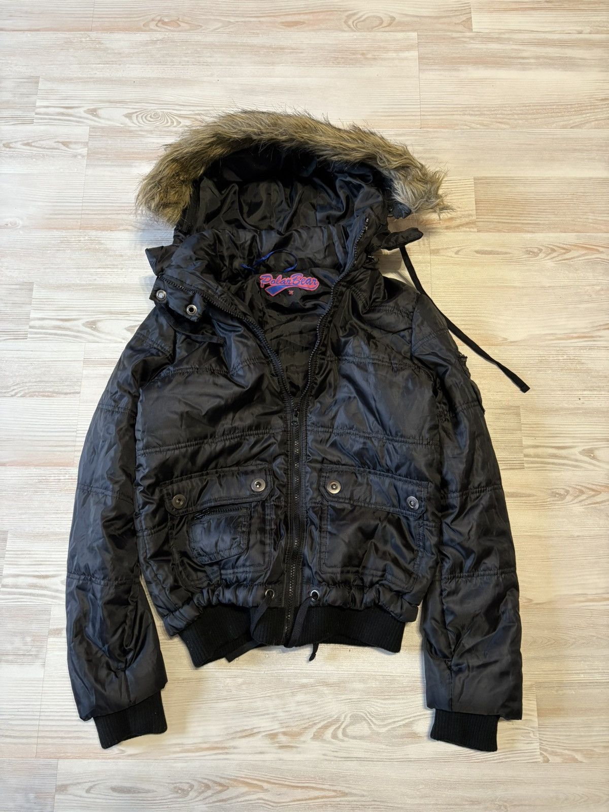 archive fake leather fur jacket opium Archive faux fur bomber