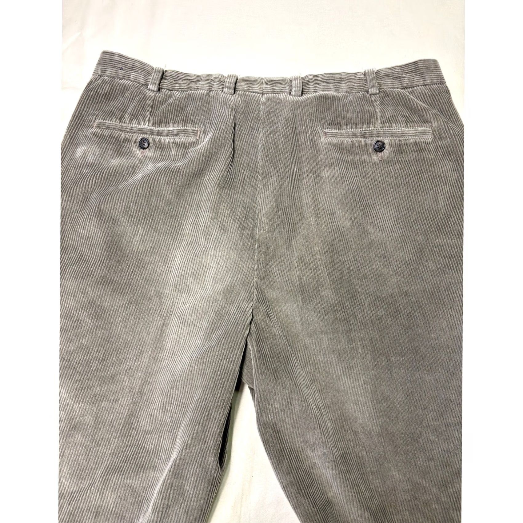 Brooks Brothers Brooks Brothers Mens Grey Corduroy Pleated Casual Dress Pants W40 L32 Size US 40 / EU 56 - 7 Thumbnail