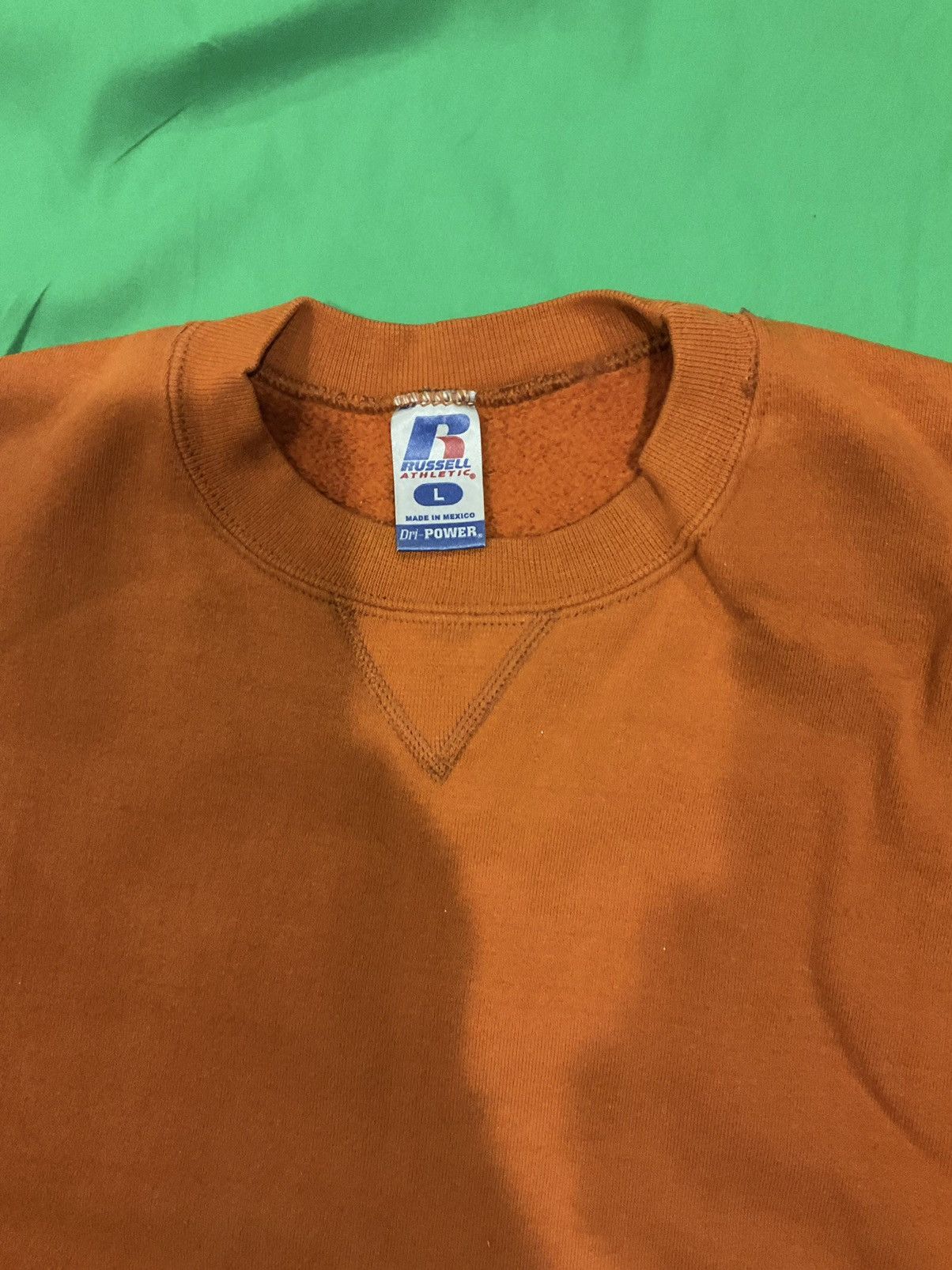 Russell Athletic × Vintage Vintage Orange Russell Athletic crewneck Size US L / EU 52-54 / 3 - 2 Thumbnail
