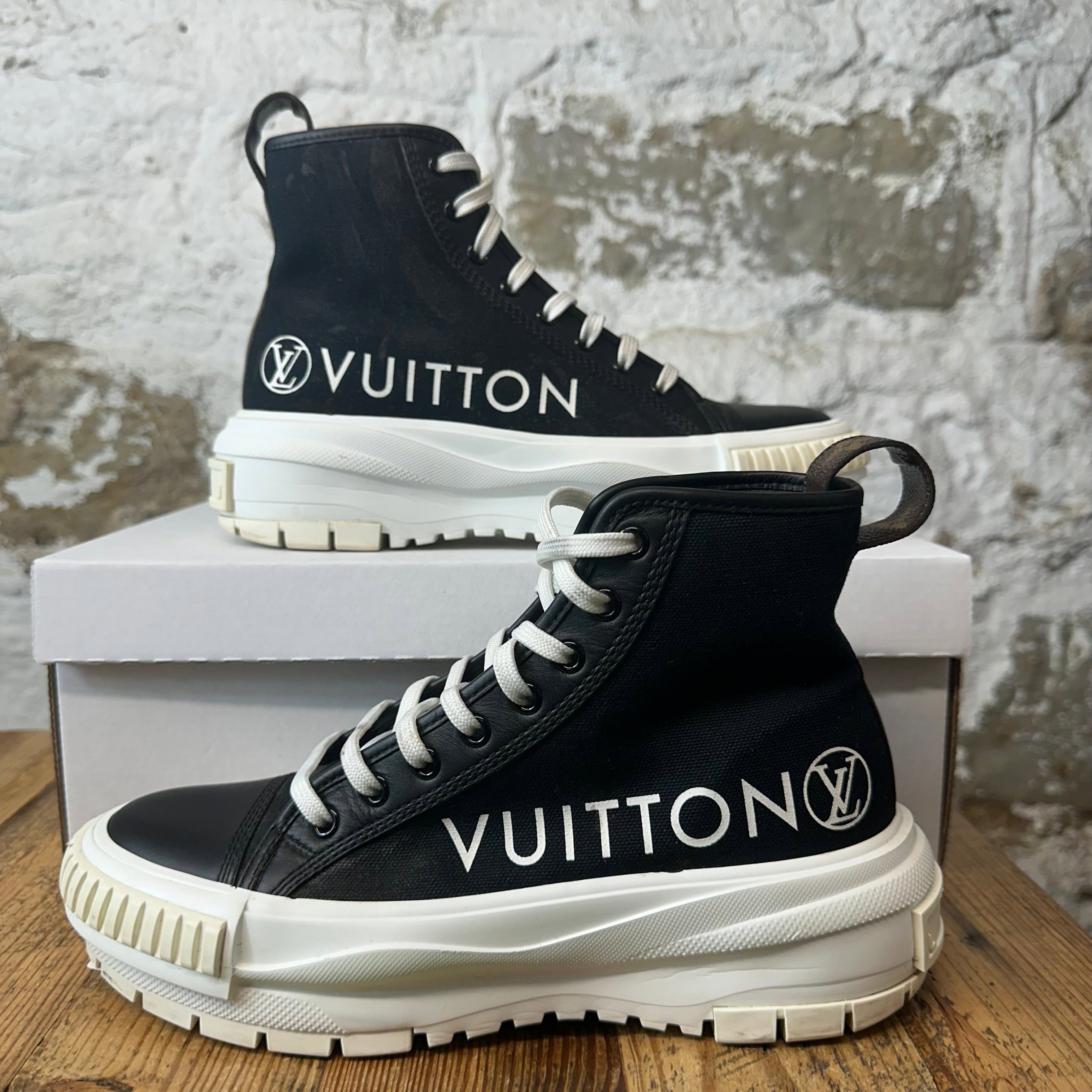 Louis Vuitton Louis Vuitton High Black White Squad Sneaker Sz 6 (38) Size US 6 / EU 39 - 1 Thumbnail