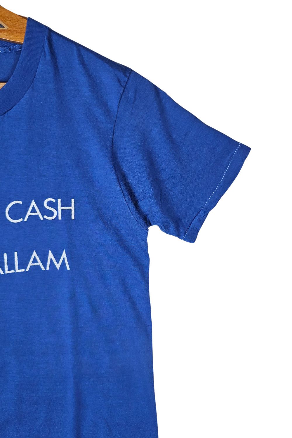 Vintage 1981 Johnny Cash “Jesse Hallam” Tee - Super Screen Stars Size US L / EU 52-54 / 3 - 6 Thumbnail