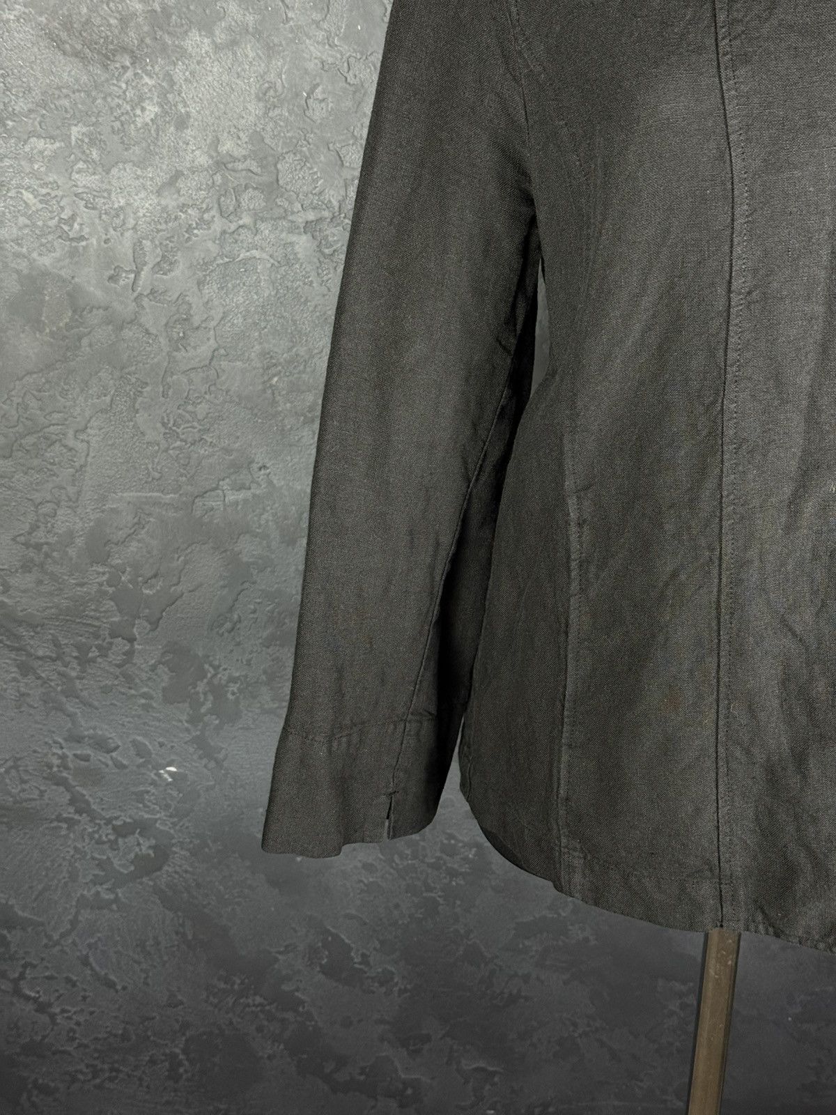 OSKA OSKA Black Light Linen Twill Button Front Jacket Sz1 Regular Size S / US 4 / IT 40 - 4 Thumbnail