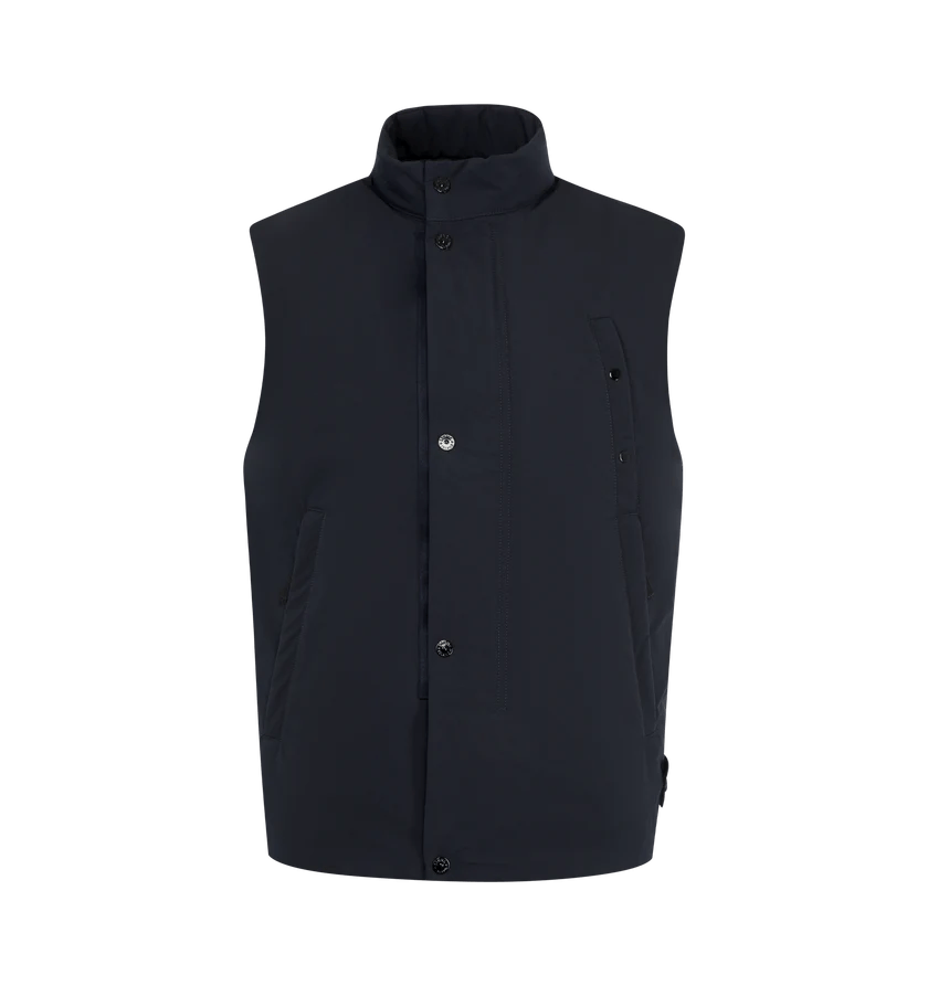 Stone Island o1h1sh10525 Stellina Layering Vest in Navy Blue Size US L / EU 52-54 / 3 - 1 Thumbnail