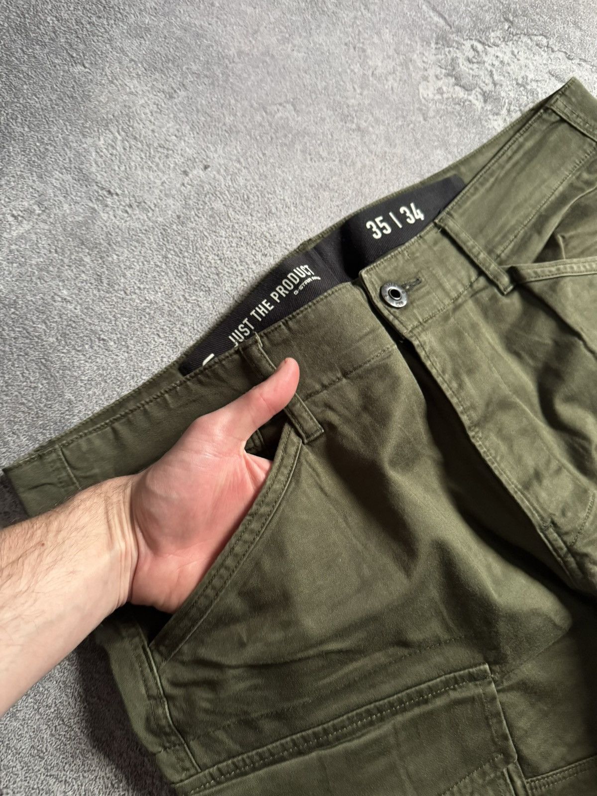 G-Star G star raw 35/34 rovic zip 3d tapered pants cargo trousers Size US 35 - 7 Thumbnail