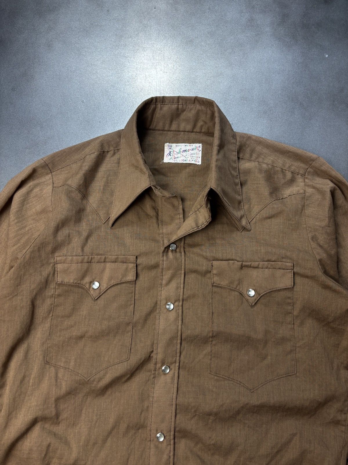Cowboy Equipment × Rockmount Ranch Wear × Vintage 1960s Western Shirt Vintage Rockmount Ranchwear Snap Button Size US S / EU 44-46 / 1 - 5 Thumbnail