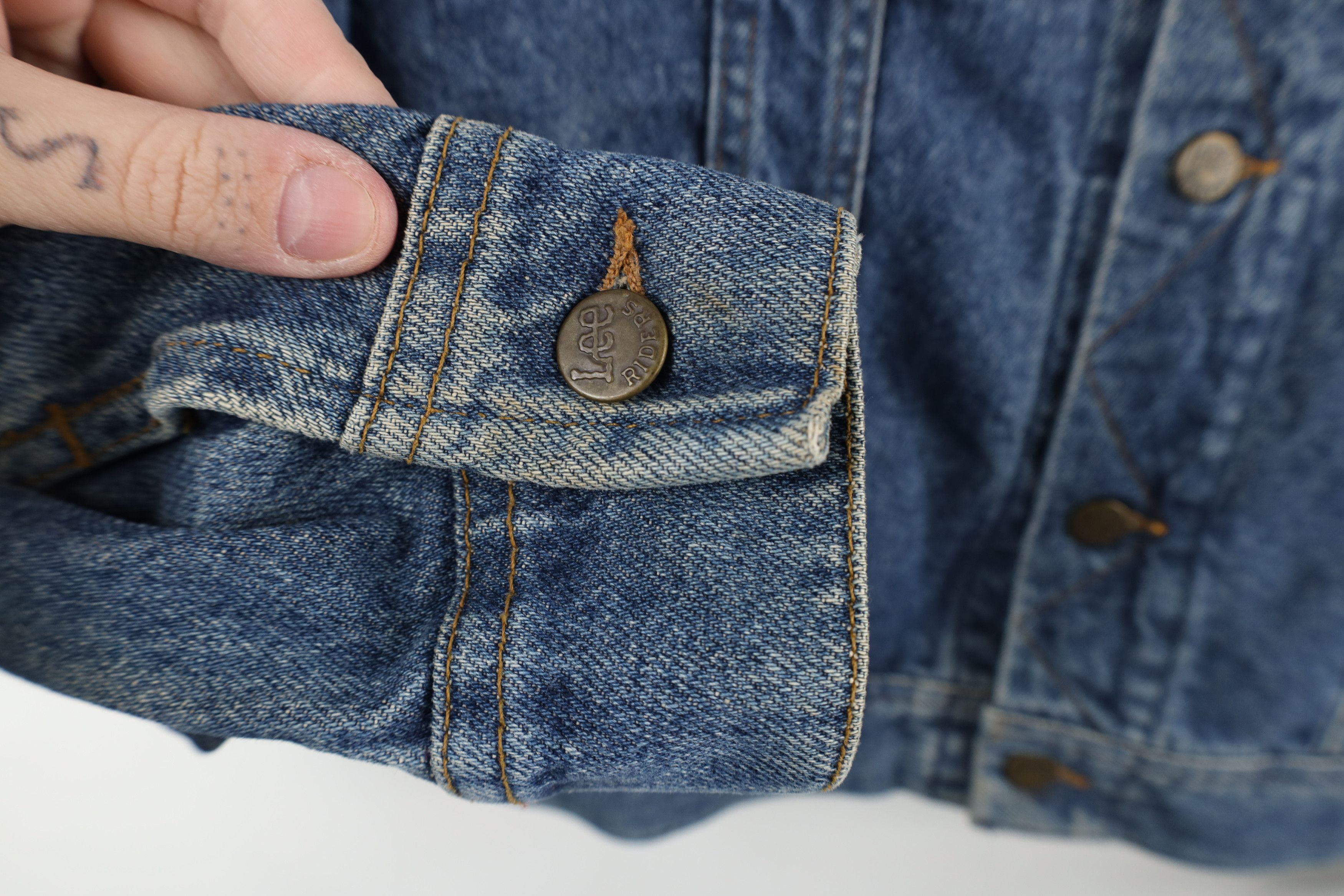 Vintage Vintage 90s The Rolling Stones Band Trucker Jacket USA Size US L / EU 52-54 / 3 - 8 Thumbnail