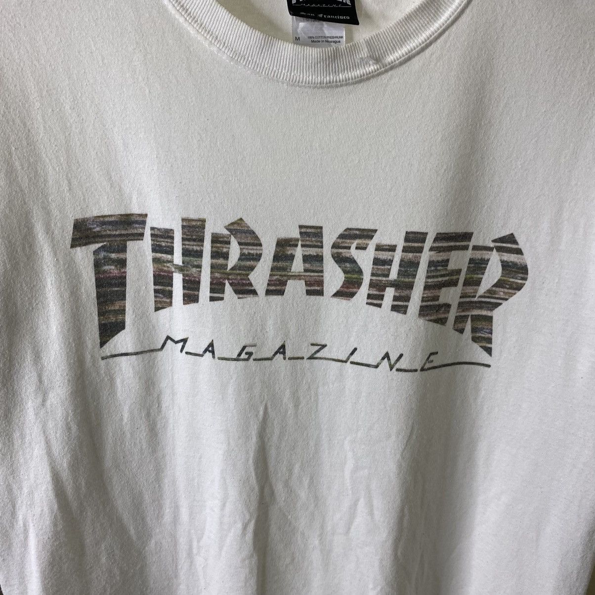 Thrasher Vintage Y2K Thrasher Magazine Skateboard Skater T Shirt Size US M / EU 48-50 / 2 - 2 Thumbnail