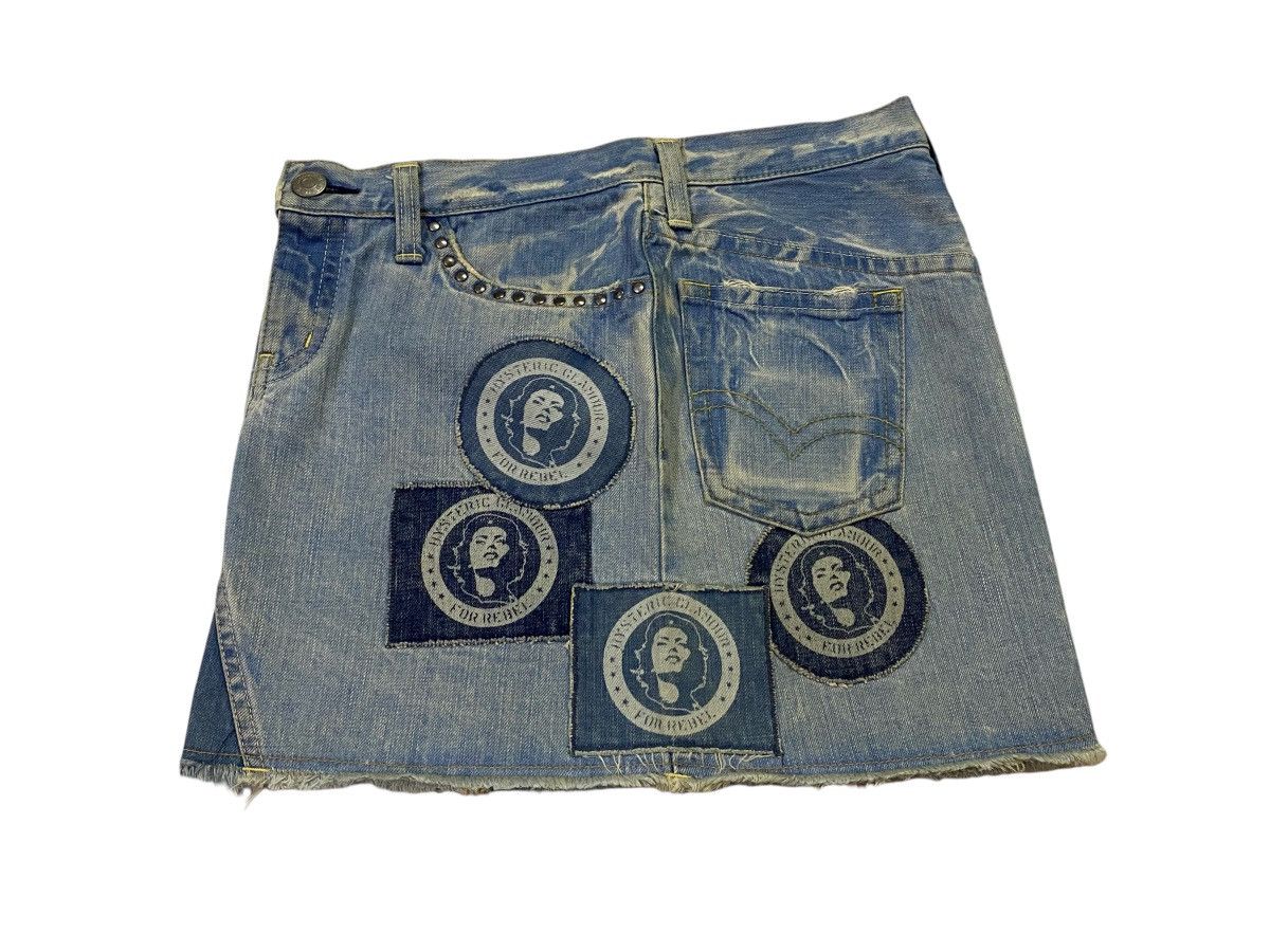 Hysteric Glamour Hysteric Glamour Patchwork Denim Mini Skirt Size 30" / US 8 / IT 44 - 17 Thumbnail