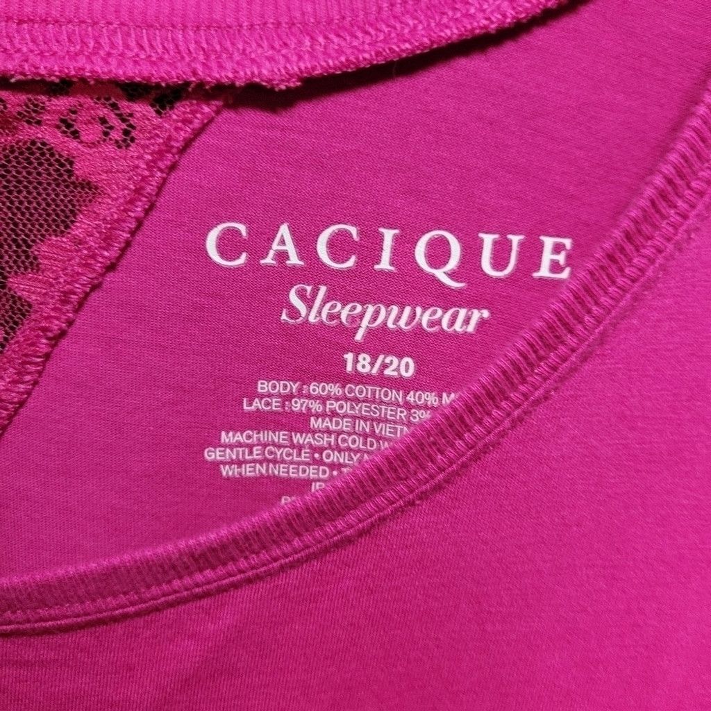 Cacharel Cacique euc, Sleepwear top, Size 18/20 Size XXL / US 16-18 / IT 52-54 - 3 Thumbnail