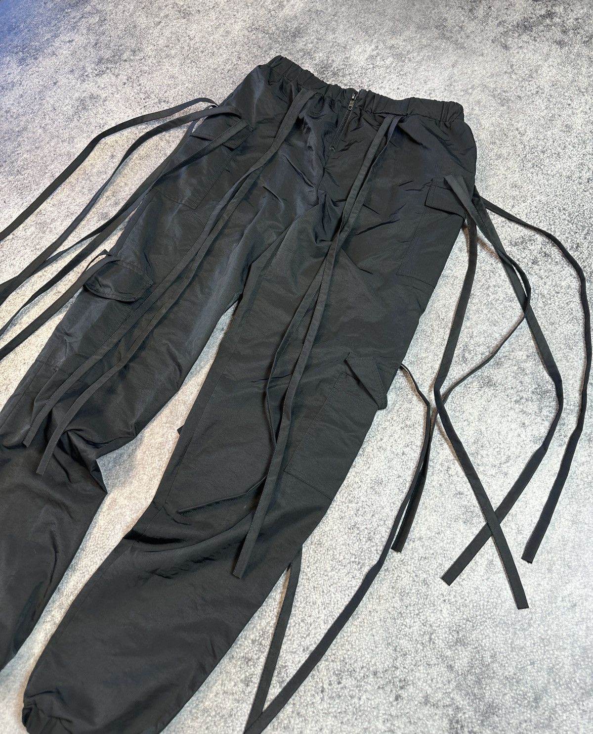 Japanese Brand Y2K Baggy Bondage Pants Casual Alt Streetwear Opium Style S Size US 30 / EU 46 - 3 Thumbnail