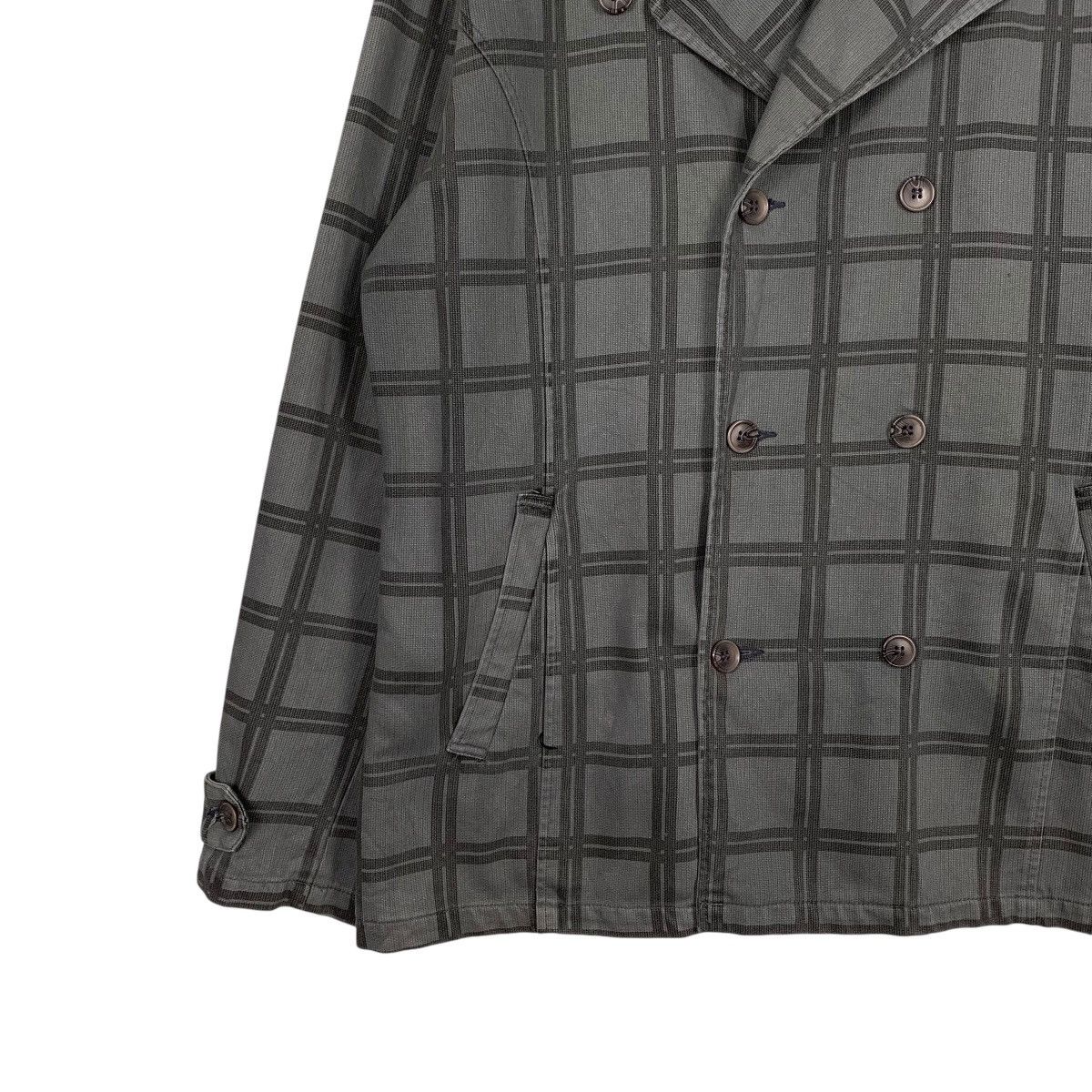 Japanese Brand Japanese Brand Checkered Double Breasted Jacket Size US L / EU 52-54 / 3 - 3 Thumbnail