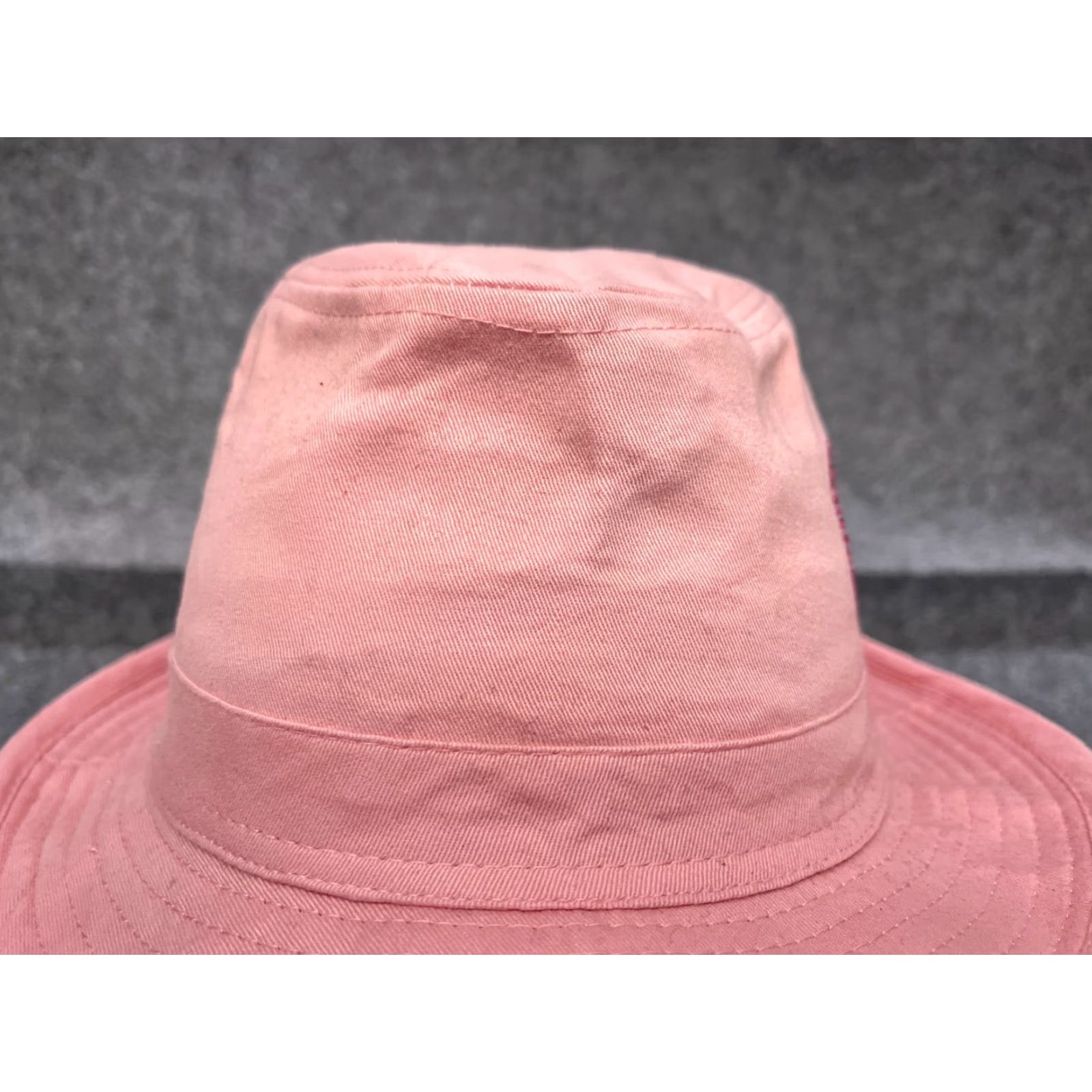 Disney Disneyland Vintage Pink Bucket Hat Cap Womens Cotton Bling Rhinestone Sequin Theme Park Size ONE SIZE - 2 Thumbnail