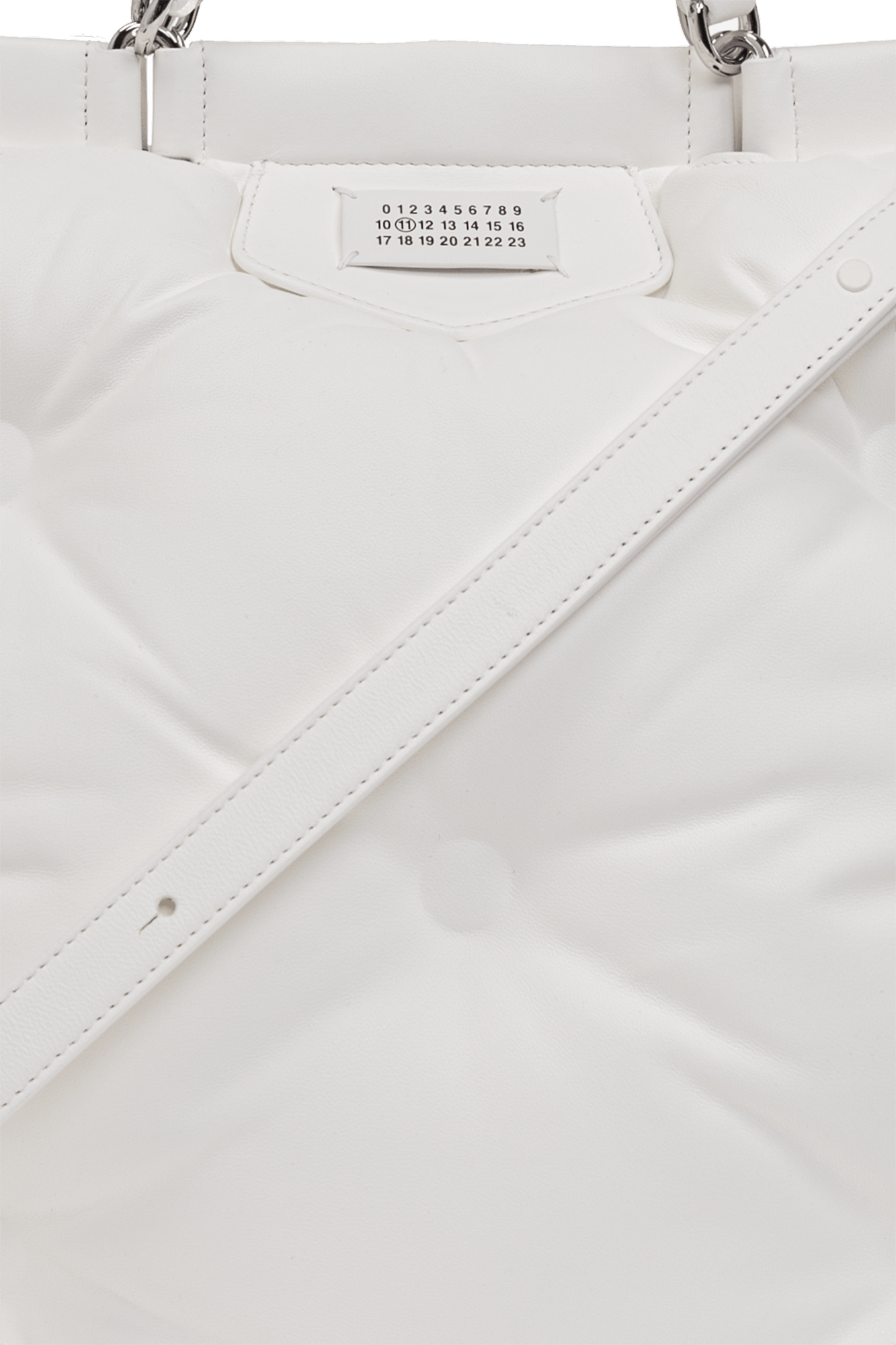 Maison Margiela o1w1db10825 Size: OS / Glam Slam Shopper Large Bag Bag White Size ONE SIZE - 6 Thumbnail