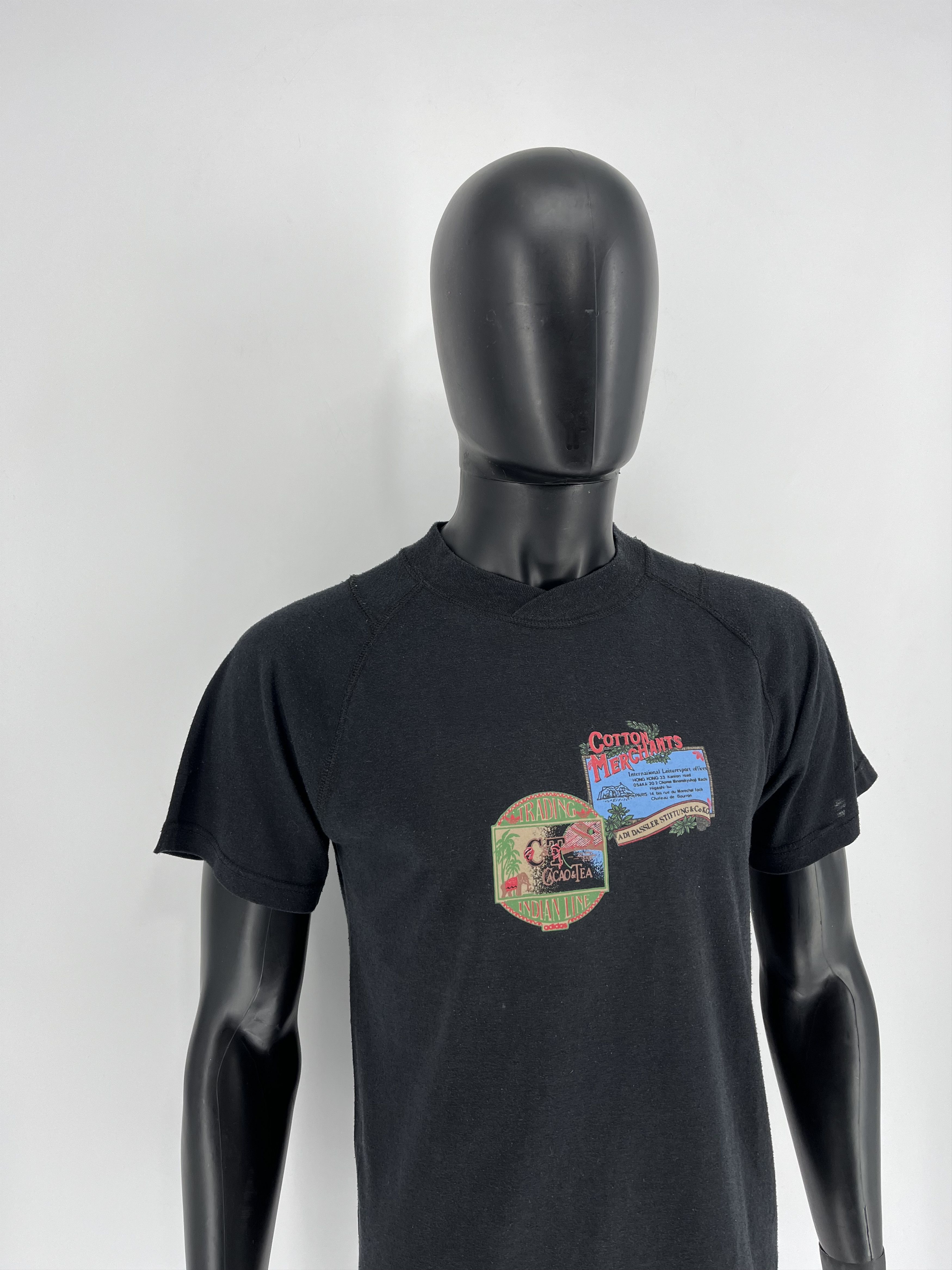 Adidas × Vintage RARE!! Vintage Y2K 90s Adidas Logo Tee Streetwear Made Spain Size US S / EU 44-46 / 1 - 3 Thumbnail