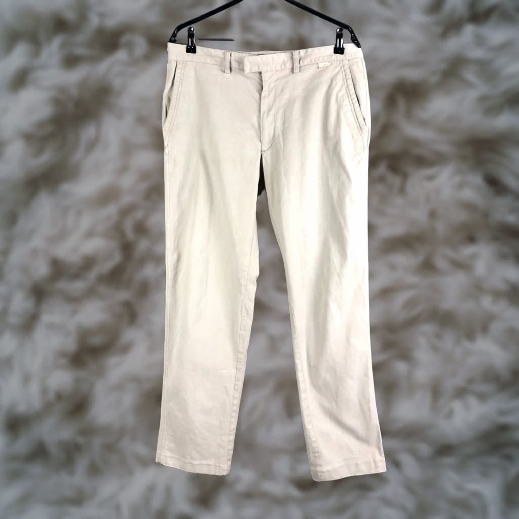 Versace Versace Sport Pants Khaki Cotton Blend Men Size 54 Chino Pocket Tapered Regular Front Flat Front Vintage No Size US 38 / EU 54 - 1 Thumbnail