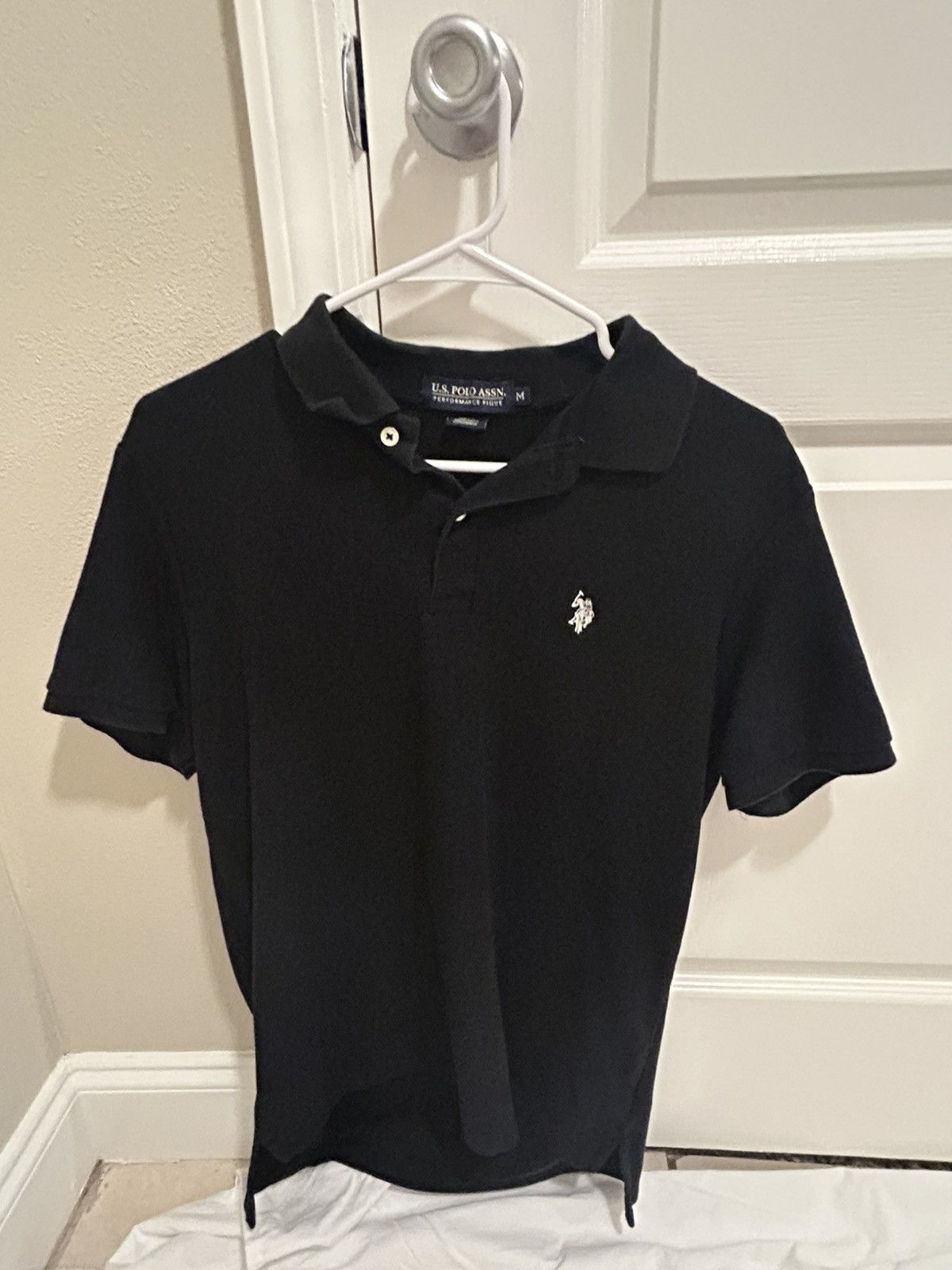 U.S. Polo Assn. Black Polo Size US S / EU 44-46 / 1 - 1 Thumbnail