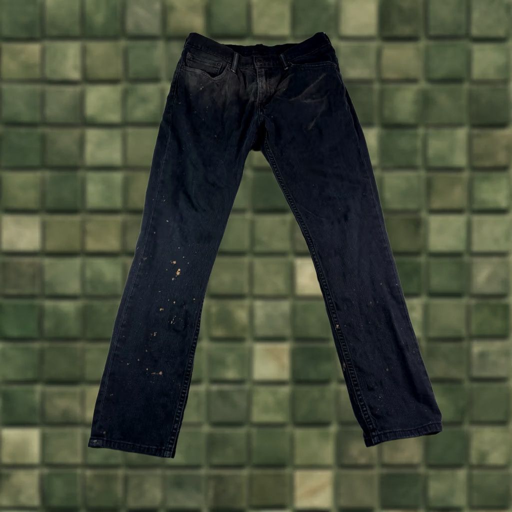 Levi's VINTAGE Levi's 511 Jeans Mens Regular 32x32 Black Wash Distressed Denim 32 in Inseam Mens Clothing Jeans Size US 32 / EU 48 - 1 Thumbnail